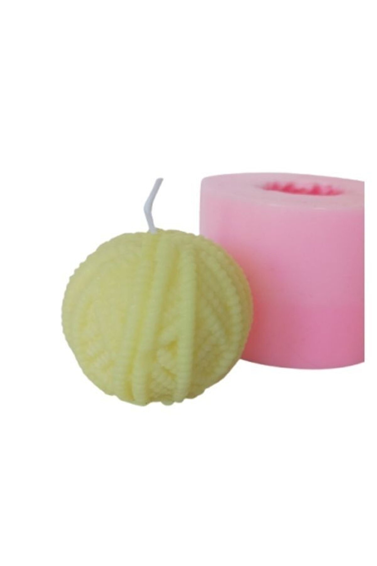 Kalıpcınızburada Örgü Mum Si̇li̇kon Kalıp