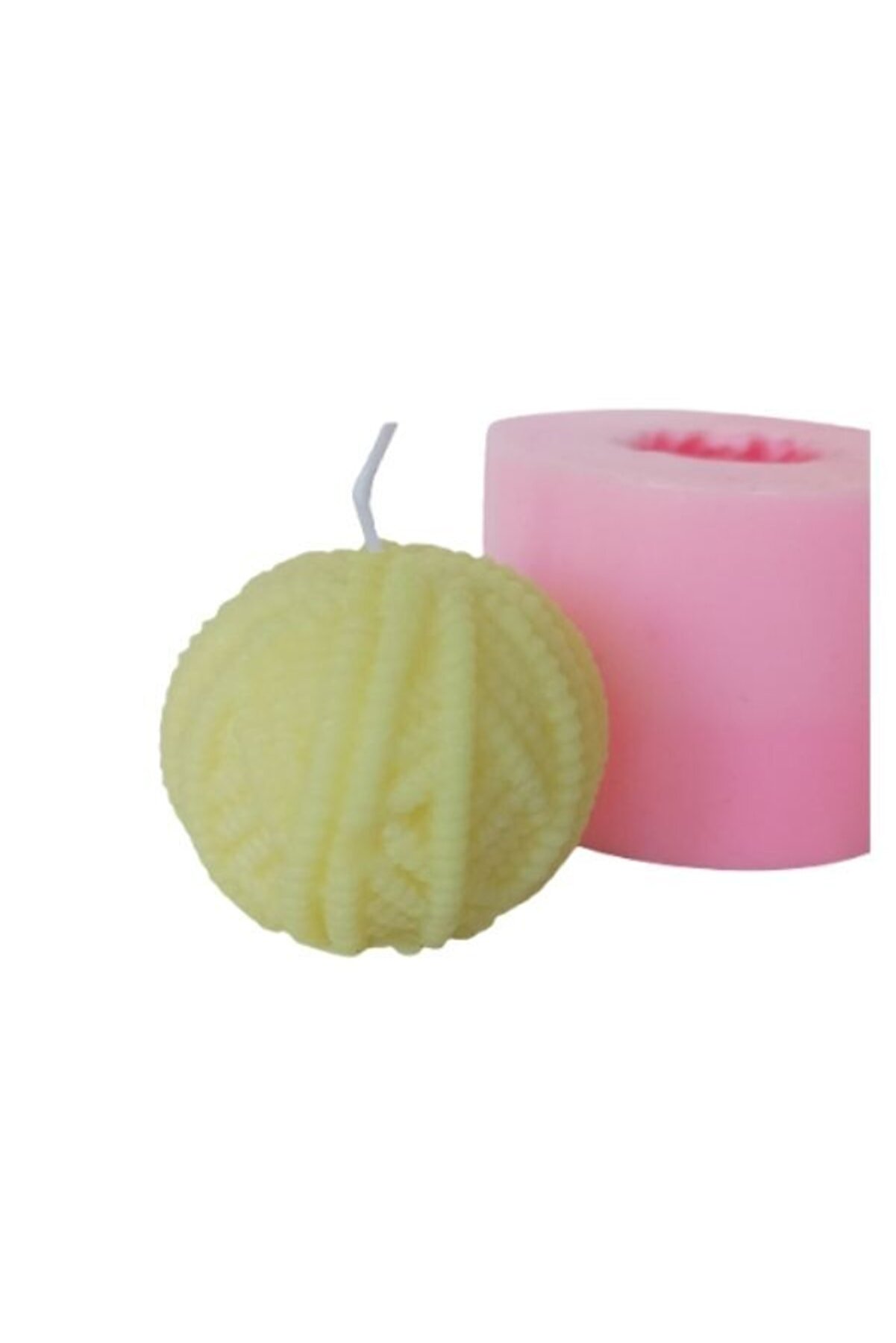 Kalıpcınızburada Örgü Mum Si̇li̇kon Kalıp