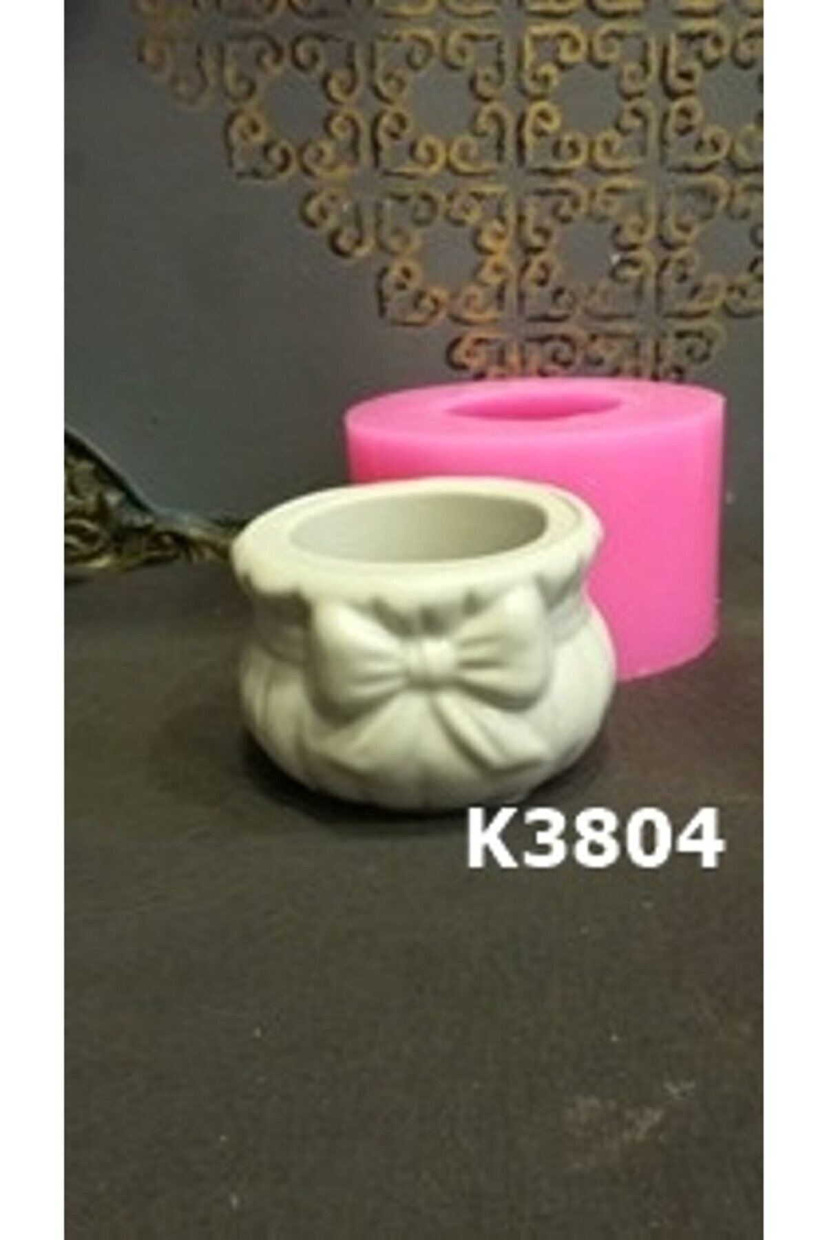 Kalıpcınızburada Fi̇yonklu Saksı Si̇li̇kon Kalıp - K3804