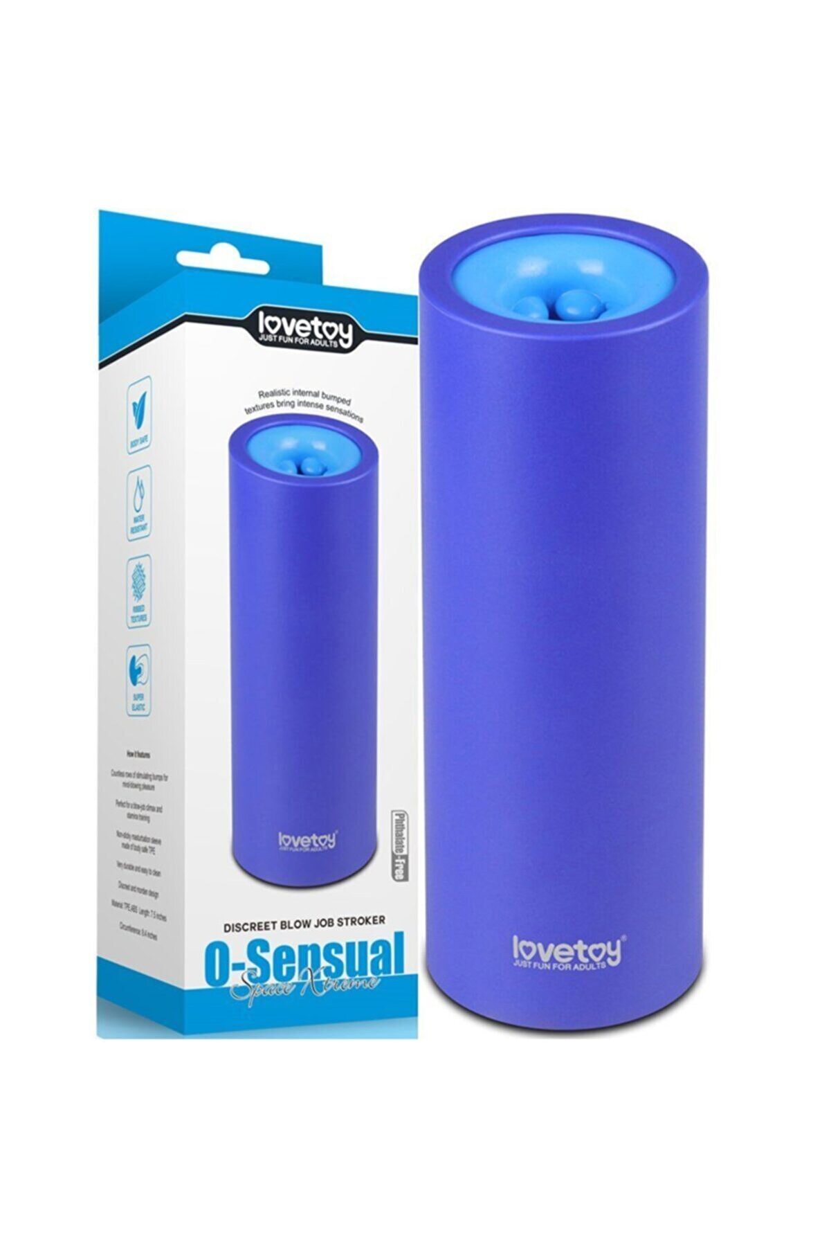 Leten Lovetoy O Sensual Tırtıklı Stroker Vaji̇na El Masturbator-Va411-Cm2