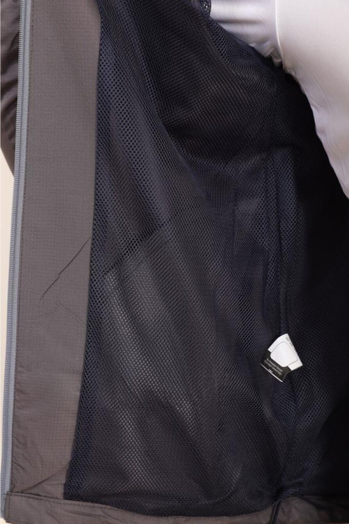 Di̇adora Uni̇sex Gri̇ Ri̇ps Yağmurluk