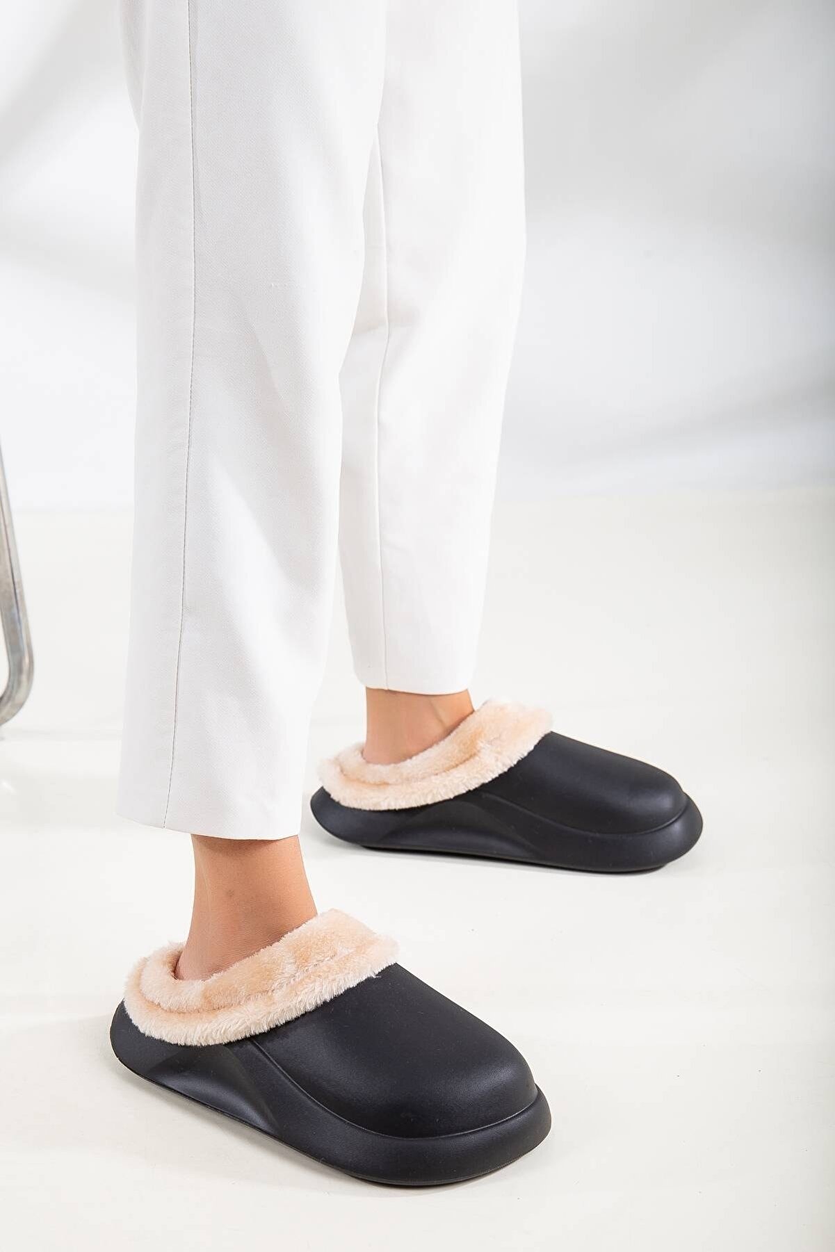 Gult Kadın Içi̇ Kürklü Kışlık Sıcak Terli̇k Si̇yah