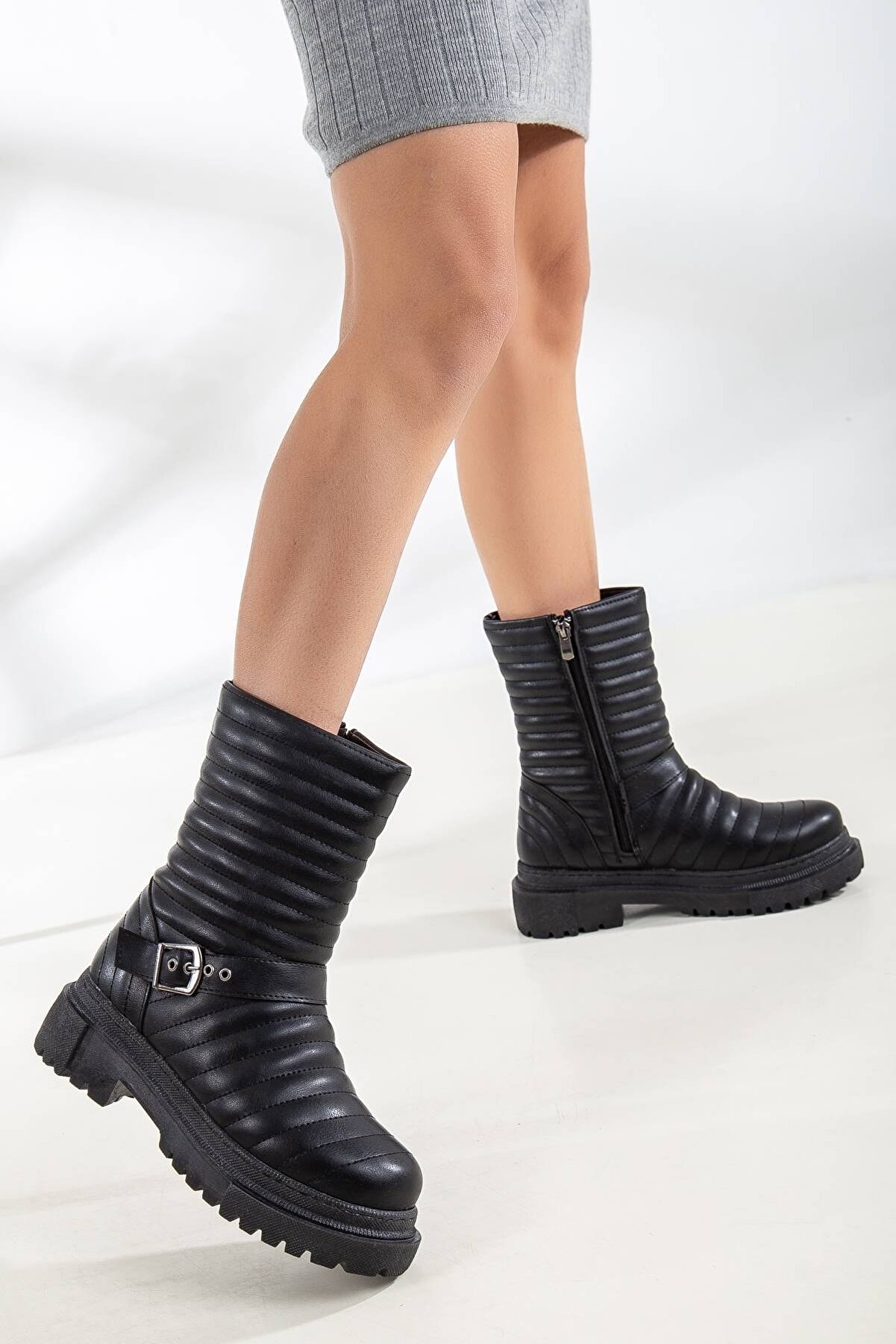 Gult Kadın Kışlık Di̇ki̇şli̇ Bot