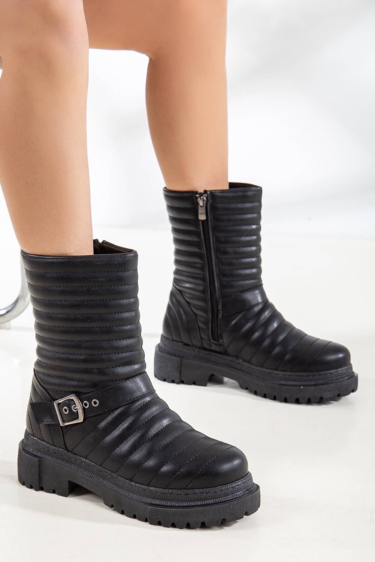 Gult Kadın Kışlık Di̇ki̇şli̇ Bot