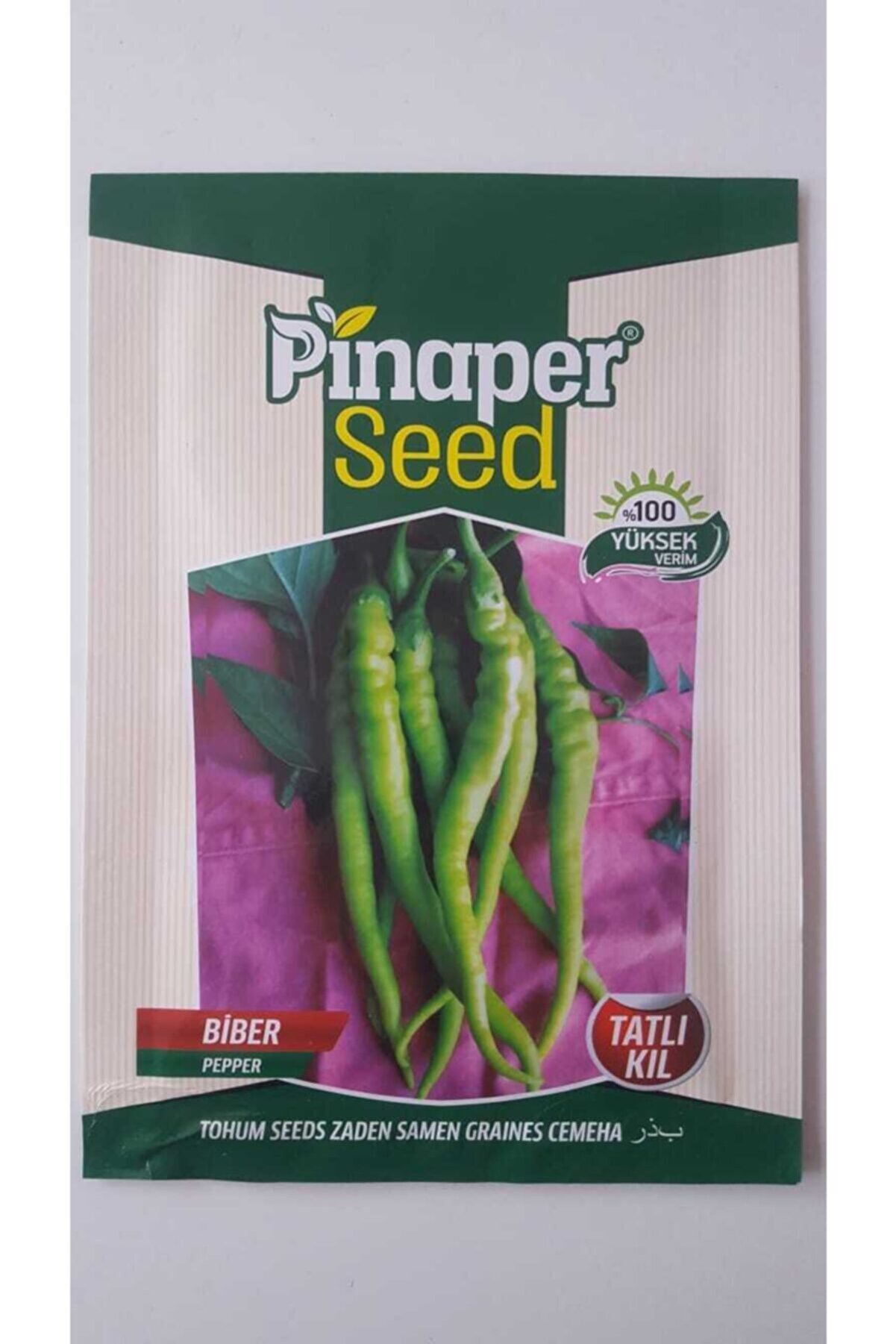 Pi̇naper Seed Bi̇ber (Tatlı Kıl ) Tohumu %100 Y&uuml;ksek Veri̇mli̇