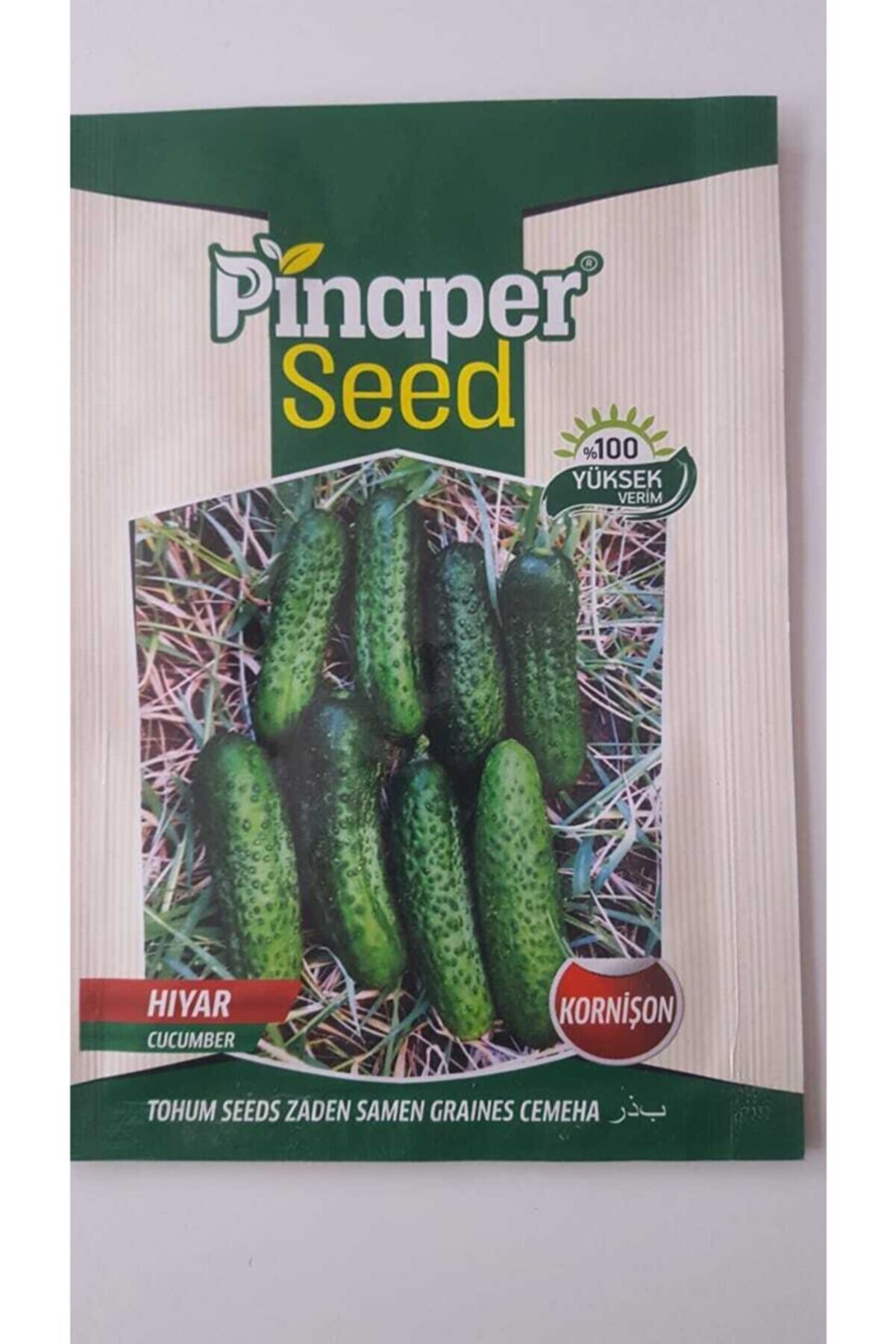 Pi̇naper Seed Hıyar( Korni̇şon) Tohumu 1 Paket %100 Y&uuml;ksek Veri̇mli̇di̇r.
