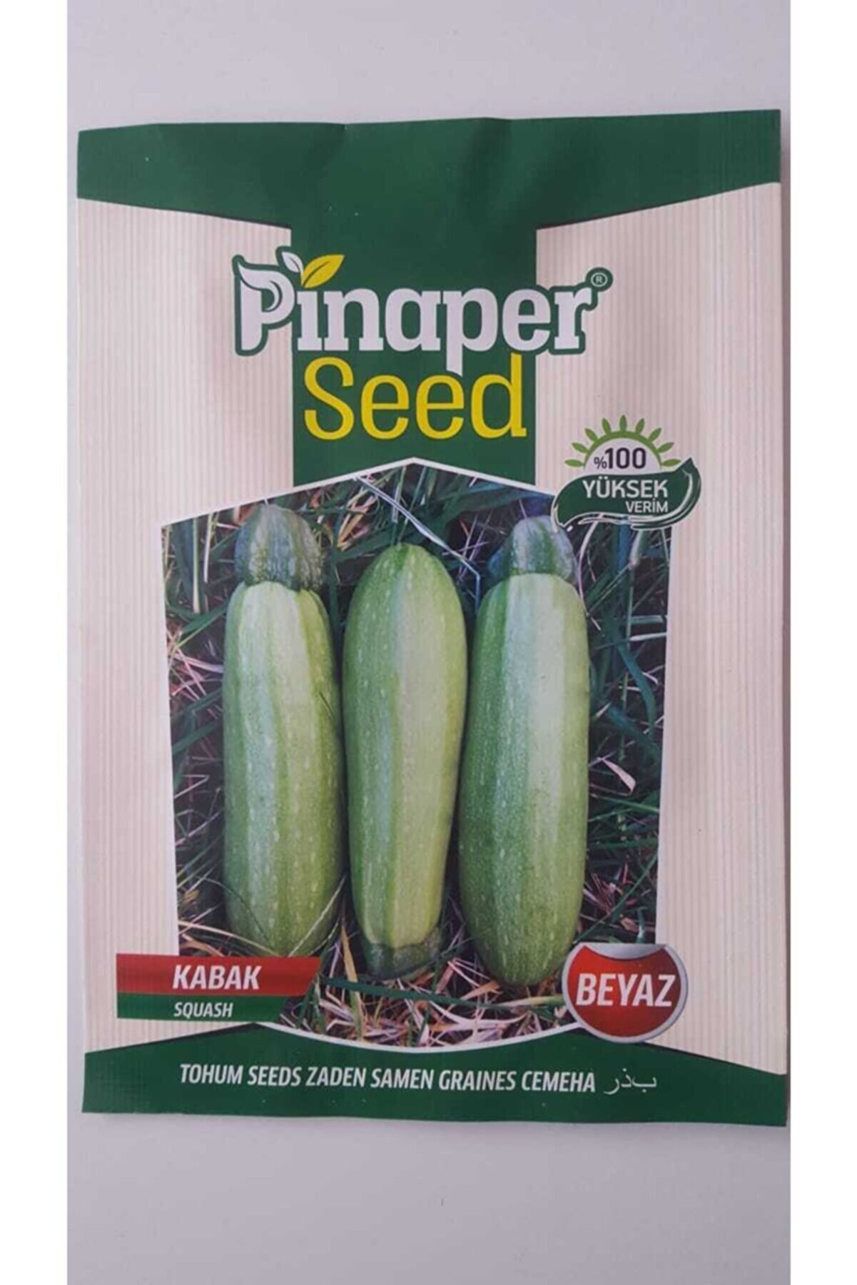 Pi̇naper Seed Kabak Beyaz Tohumu 1 Paket %100 Y&uuml;ksek Veri̇mli̇di̇r.