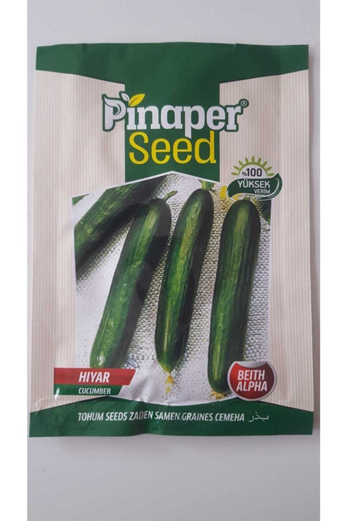 Pi̇naper Seed Hıyar Tohumu 1 Paket %100 Y&uuml;ksek Veri̇mli̇di̇r.