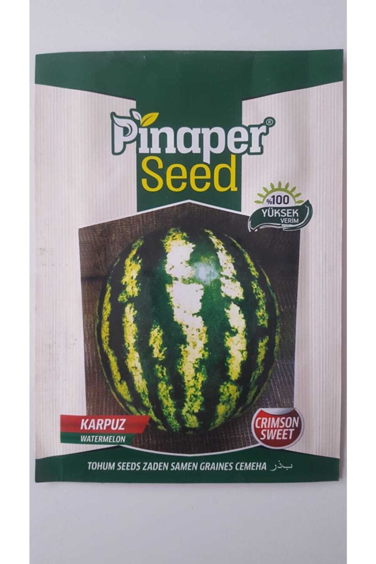 Pi̇naper Seed Karpuz Tohumu 1 Paket %100 Y&uuml;ksek Veri̇mli̇di̇r.