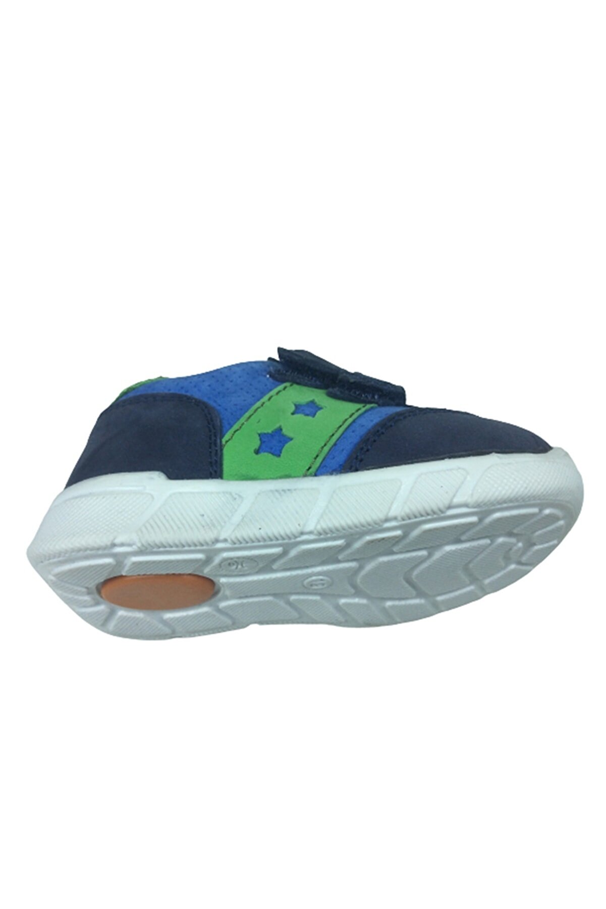 Ortopedi̇kal Erkek Çocuk Spor Ayakkabı Laci̇vert-Mavi̇ Cırt % 100 Deri̇ Anatomi̇k