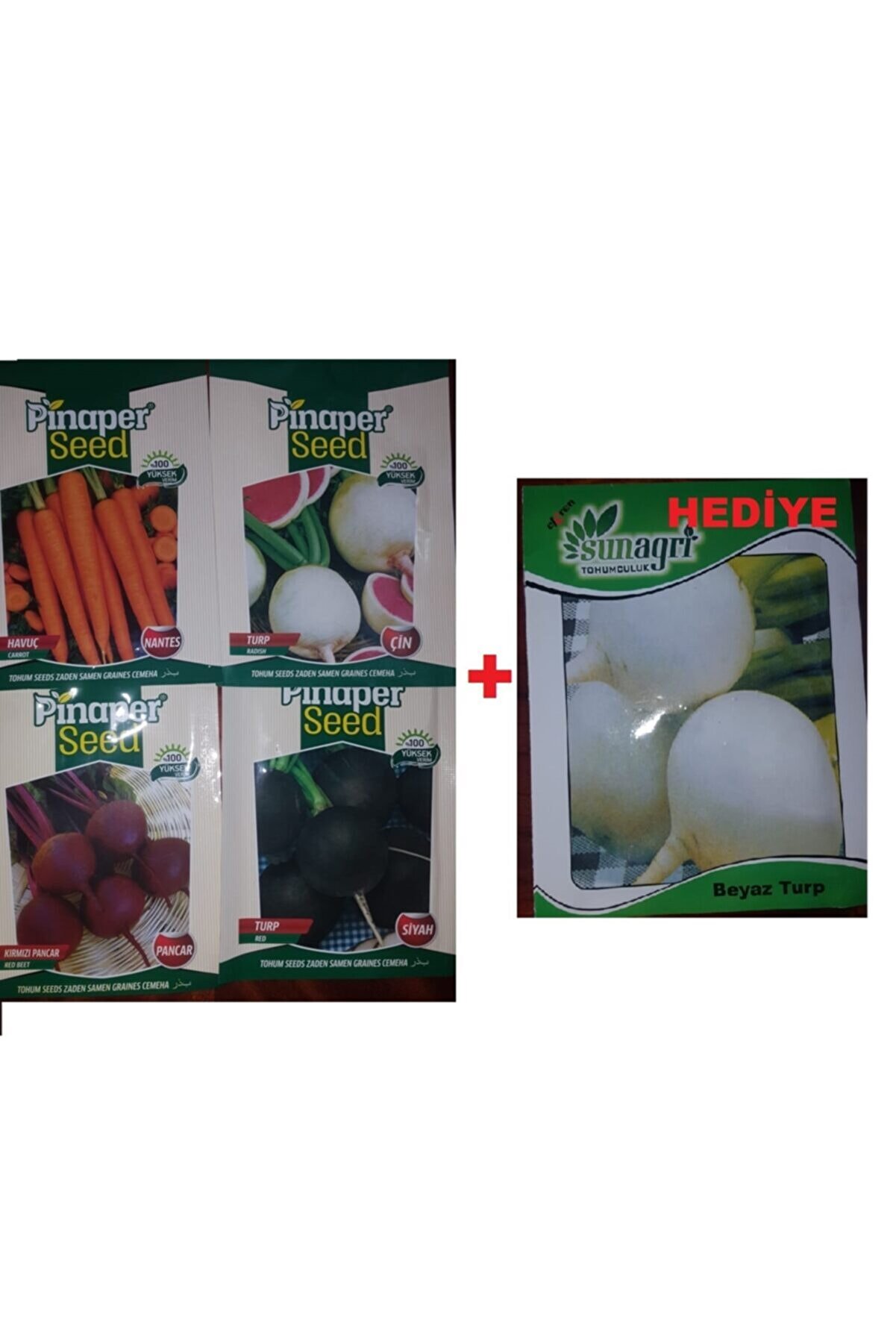 Pi̇naper Seed Havu&ccedil; Tohumu - Kırmızı Pancar Tohumu - Turp Si̇yah Tohumu - Turp &Ccedil;i̇n Tohumu