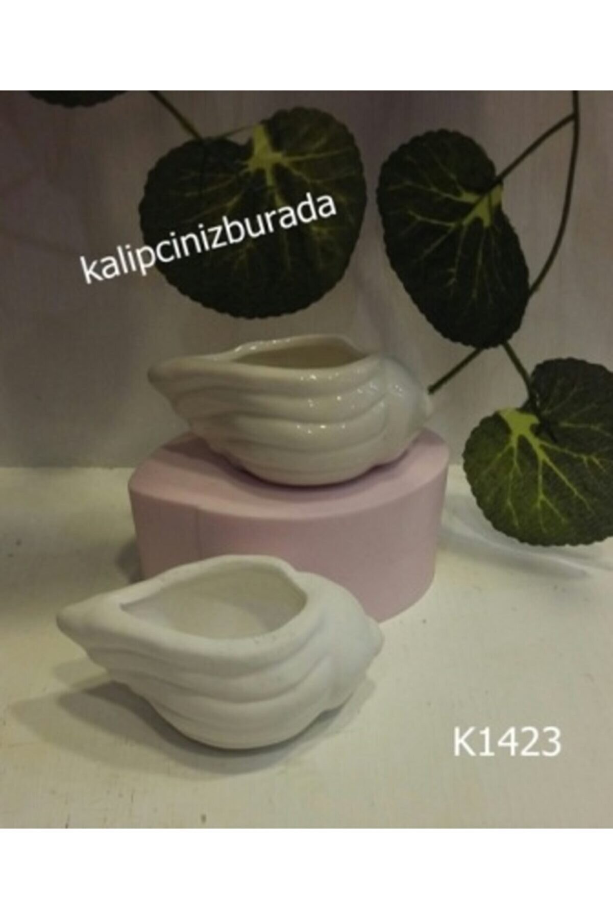 Kalıpcınızburada Mi̇dye Saksı - 6 Si̇li̇kon Kalıp