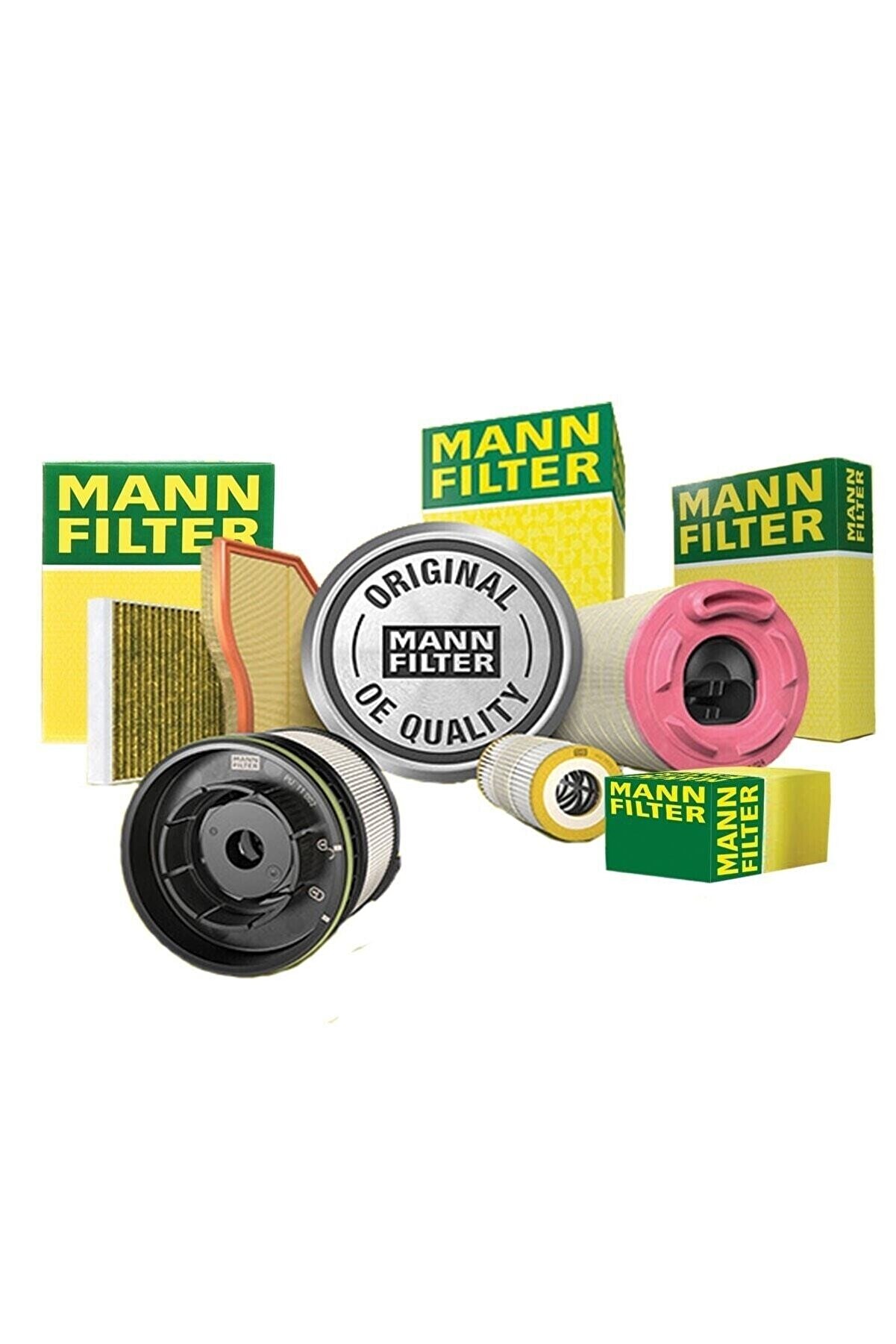 Mann-Filter Uyumlu Vw Golf 7 1.5 Tsı Benzinli Mann Filtre Bakım Seti 2017-2020