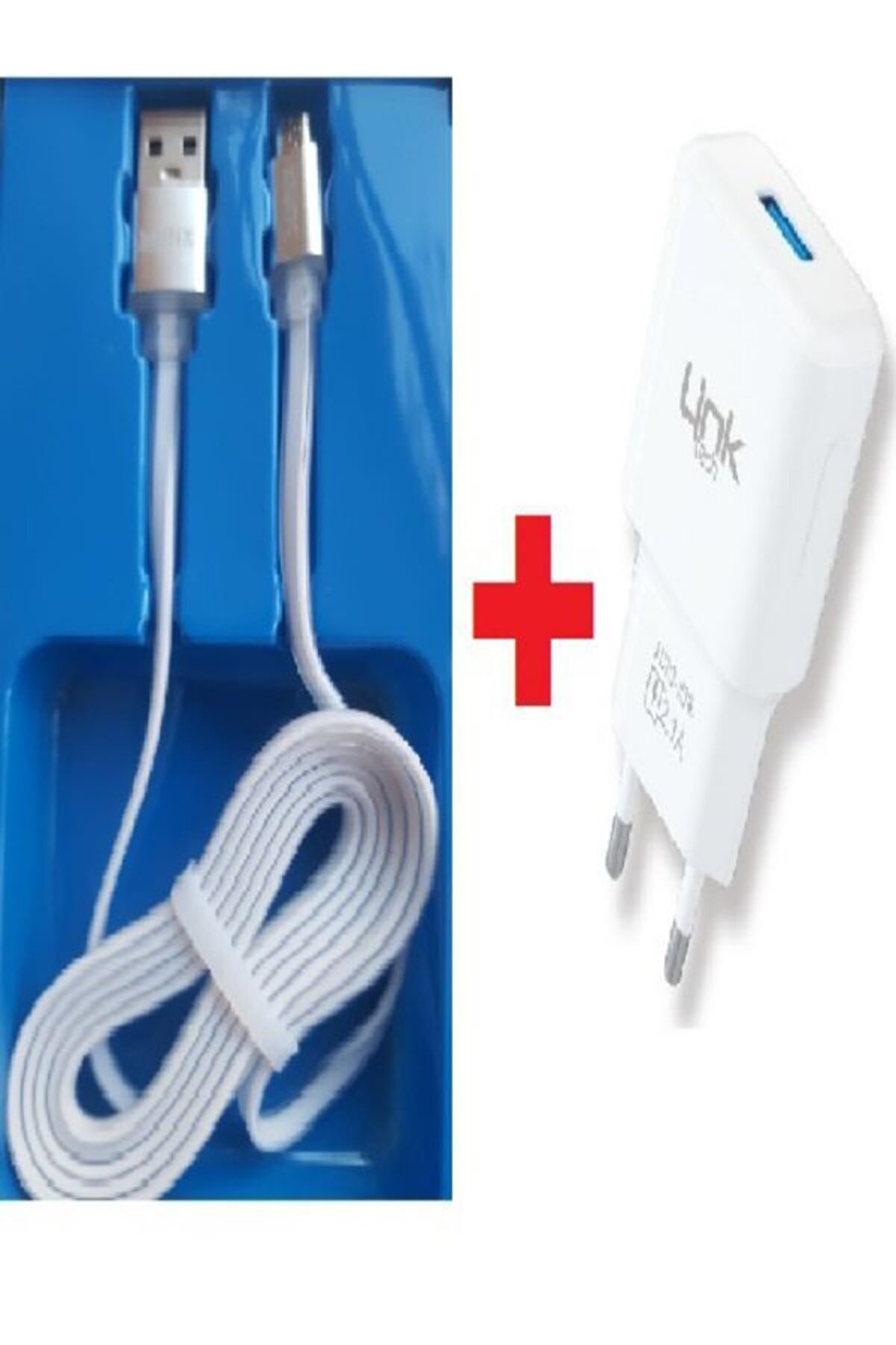 Li̇nk Tech T444 Strong 2.1A Auto-Id &Ouml;zelli̇kli̇ Şarj Başlık +Suni̇x Sc04 Mi̇cro 3 Amper Hızlı Şarj Kablosu