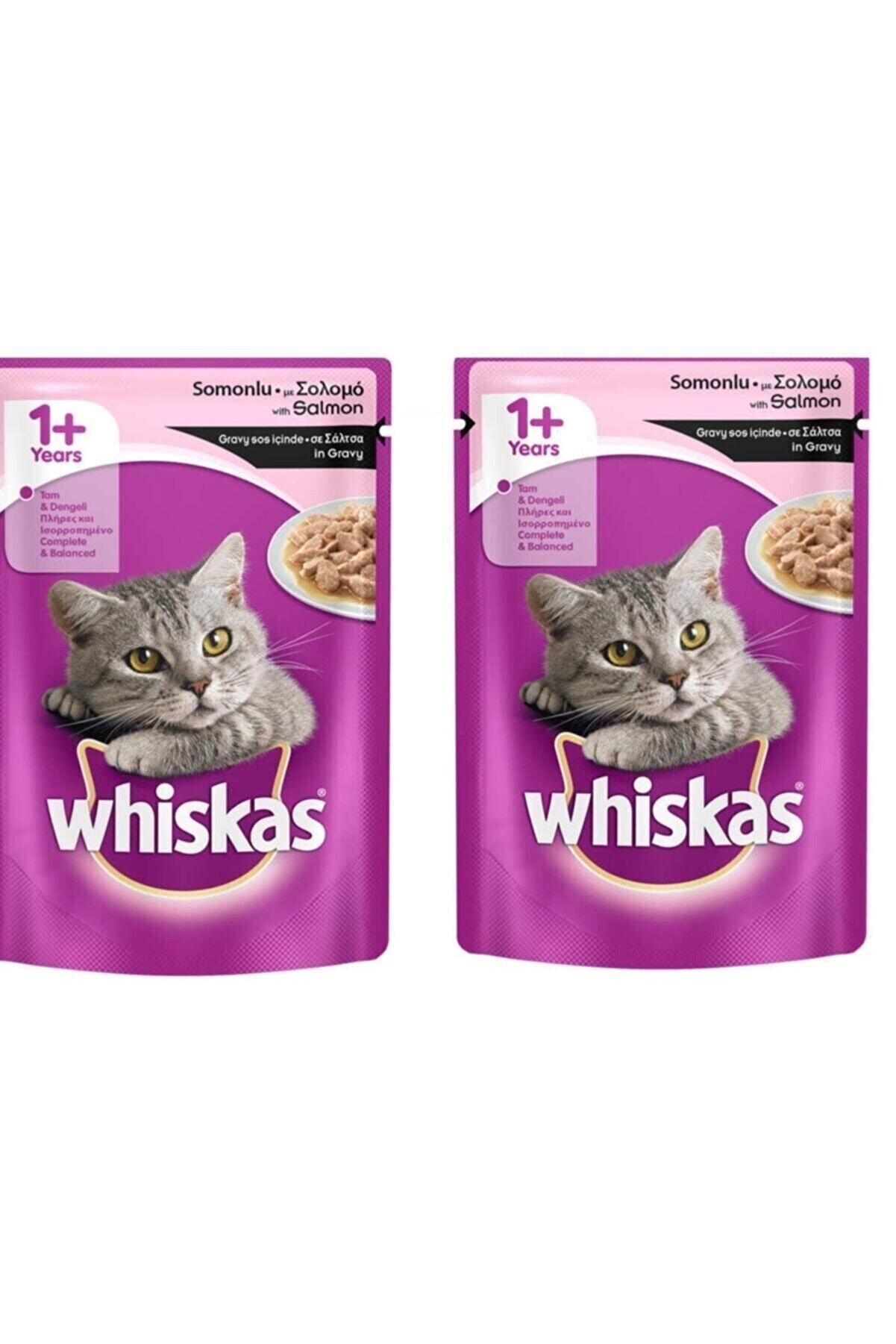 Whi̇skas Somon Pouch Yaş Mama 100Gr Somonlu (Salmon) X 2 Adet