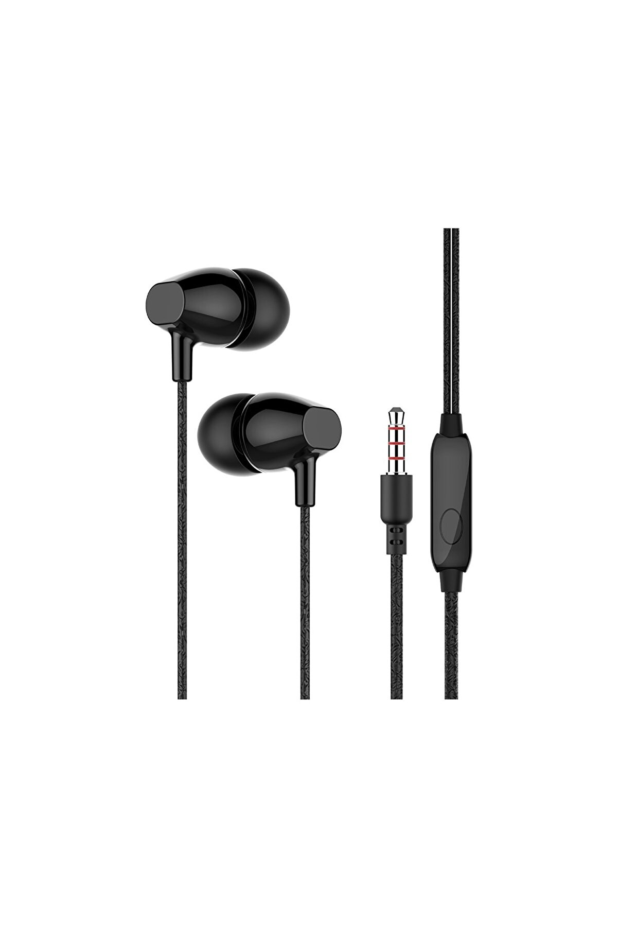 Sx Suni̇x -08 Kulak I&ccedil;i̇ Mi̇krofonlu 3.5Mm Jack Gi̇ri̇şli̇ Kulaklık -Si̇yah-Beyaz