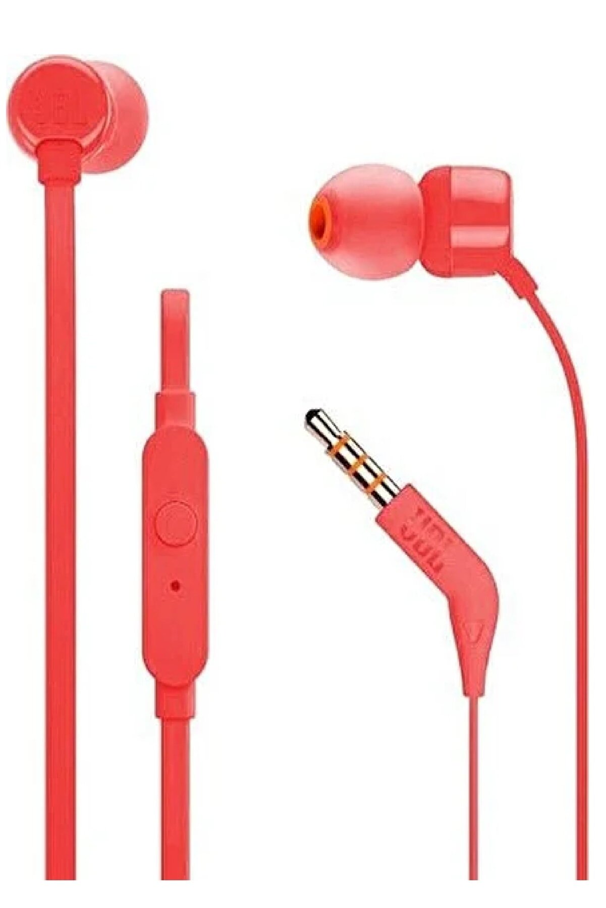 New Mi̇krofonlu Kablolu Uyumlu  Kırmızı Kulak I&ccedil;i̇ Kulaklık