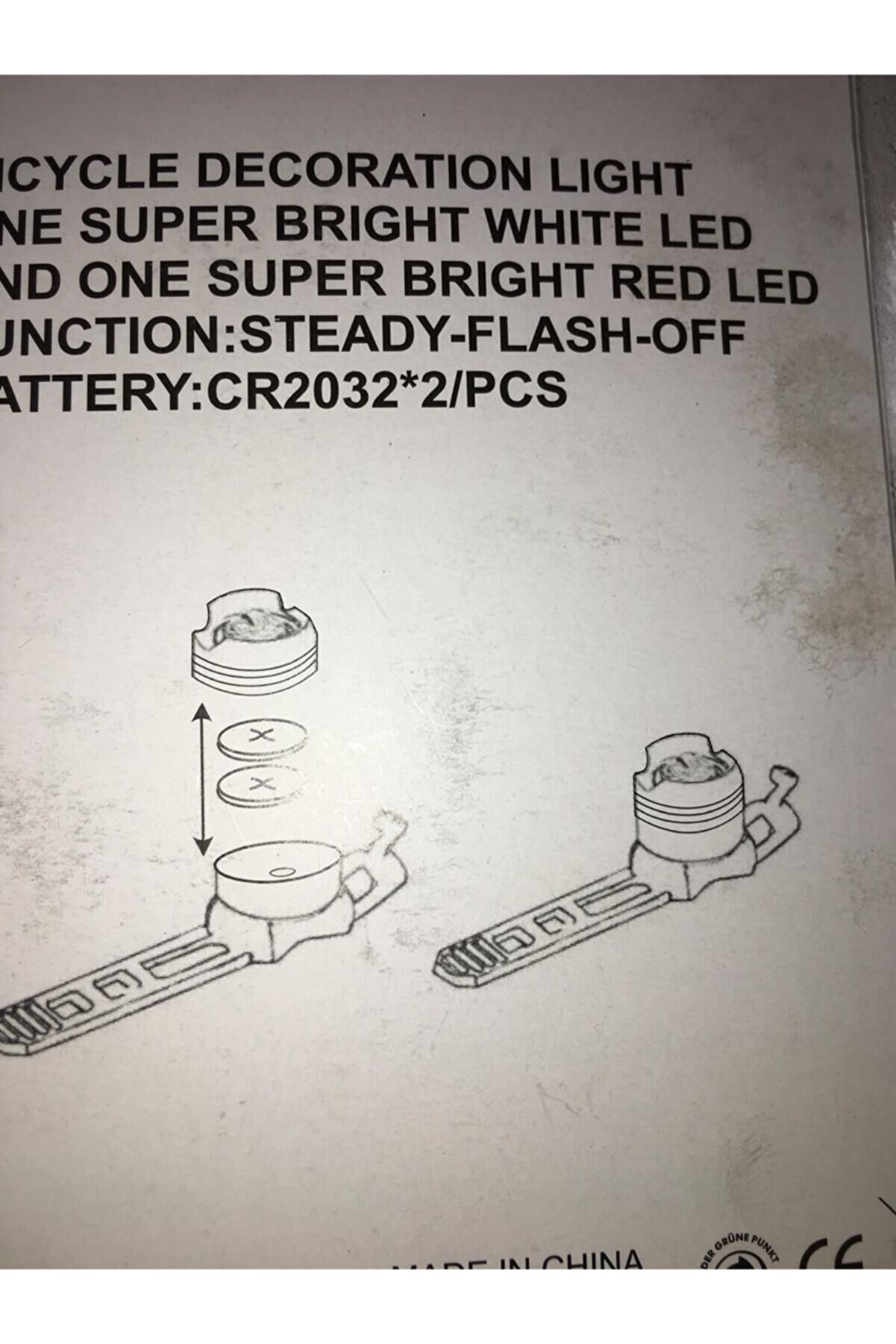 Oem Ali̇mi̇nyum Led Bi̇si̇klet Lambası Su Ge&ccedil;i̇rmez Arka &Ouml;n Takım 3006 Uyumlu