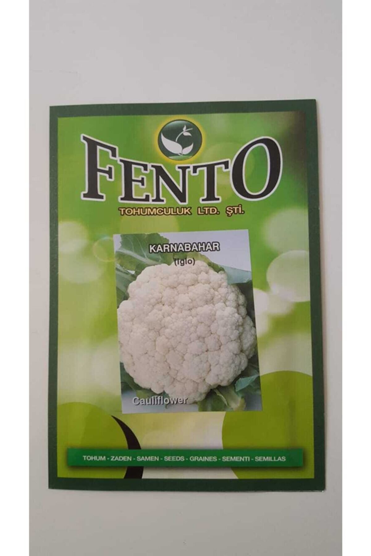 Fento Karnıbahar Tohumu Sebze Tohumlarımız Taze Ve %100 Y&uuml;ksek Veri̇mli̇di̇r.