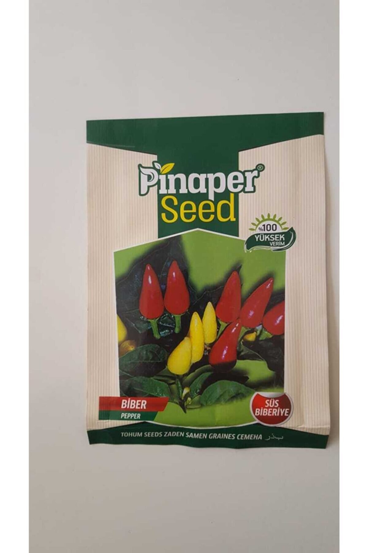 Pi̇naper Seed Acı Bi̇ber (S&uuml;s Bi̇ber ) Tohumu Sebze Tohumlarımız Taze Ve %100 Y&uuml;ksek Veri̇mli̇di̇r.