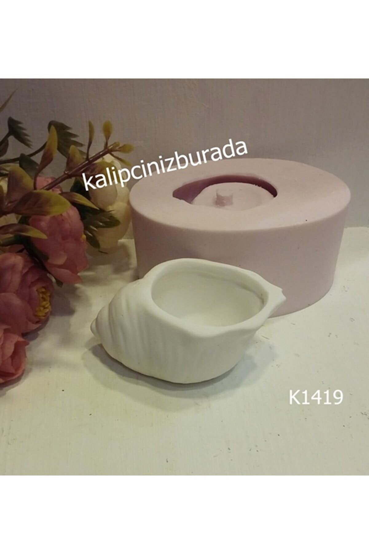 Kalıpcınızburada Mi̇dye Saksı - 2 Si̇li̇kon Kalıp