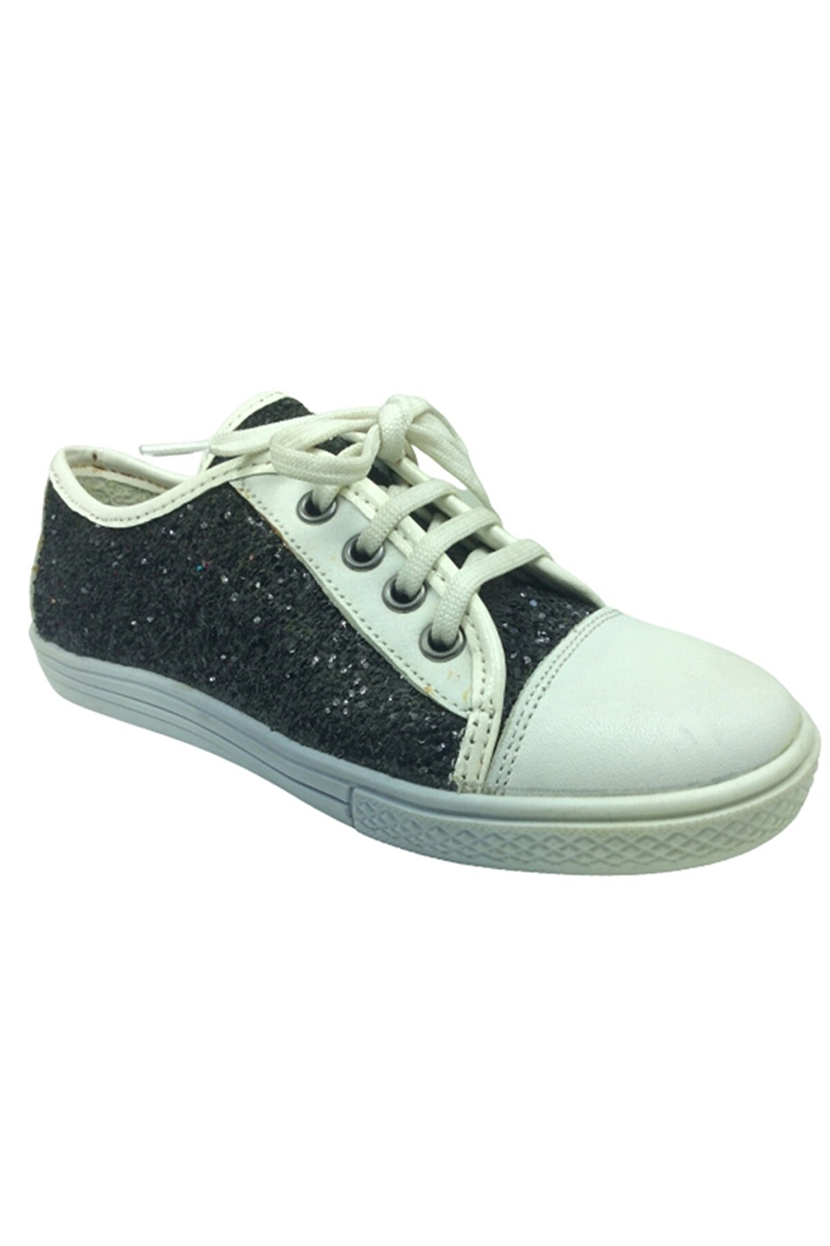 Ortopedi̇kal Tedi̇x Fi̇let Kız Çocuk Si̇yah Si̇mli̇convers Ayakkabı Haki̇ki̇ Deri̇ Anatomi̇k Ortopedi̇k