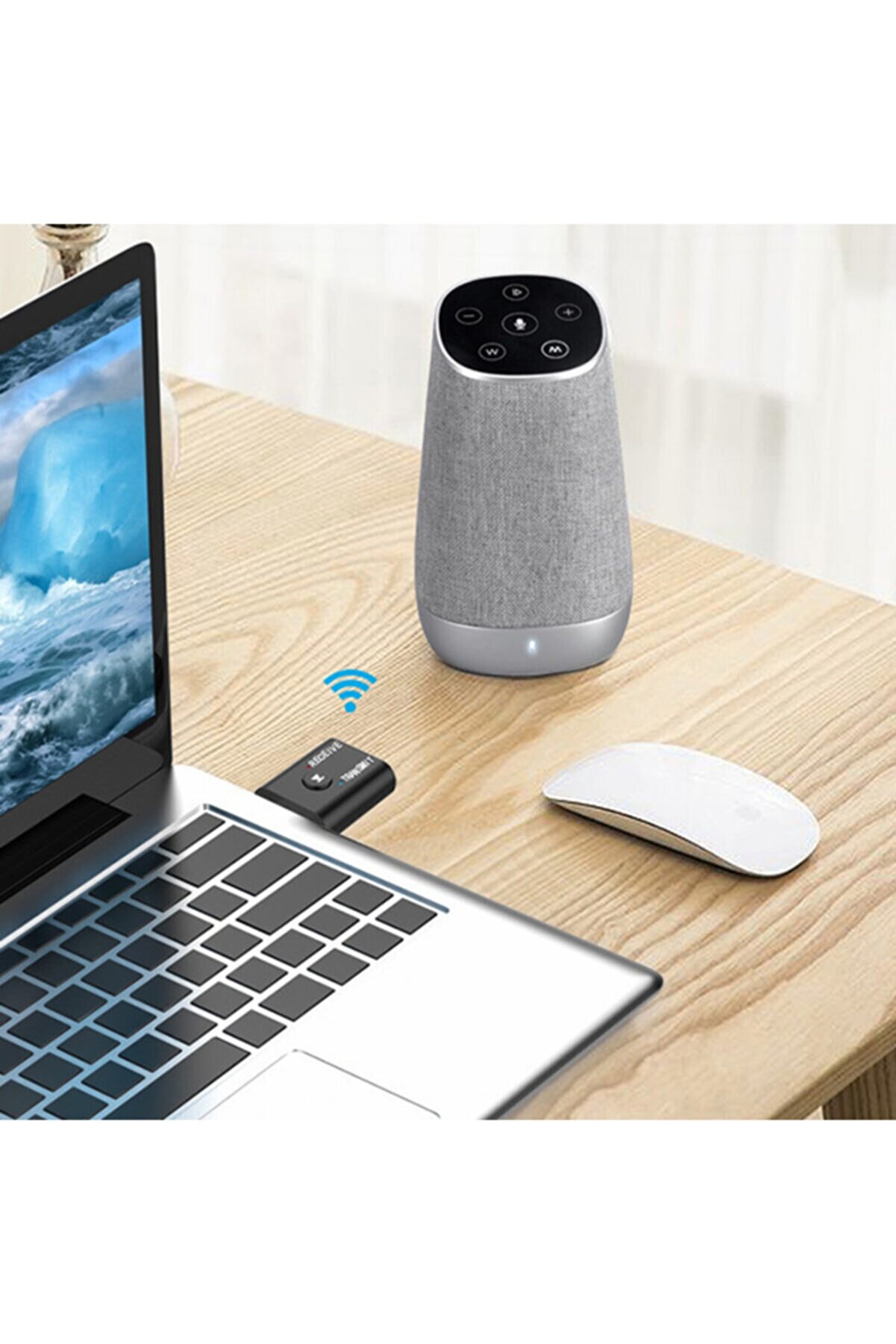 Ally 2İn1 Bluetooth 5.0 Mi̇ni̇ Usb Adaptör+Fm Transmi̇tter-(5775) - Ays1120-9748