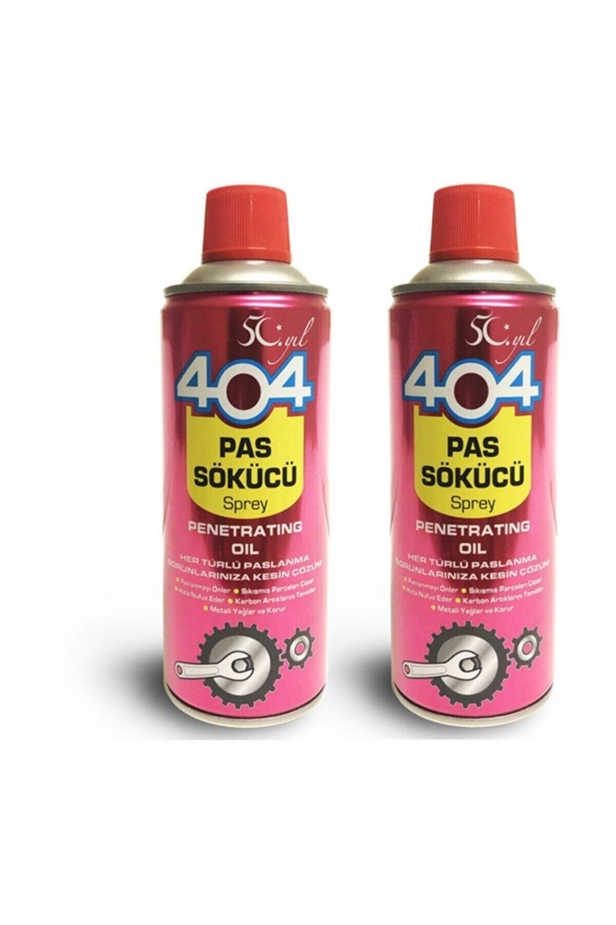 404 Kimya 404 Pas Sökücü Sprey 400 Ml. 2 Adet