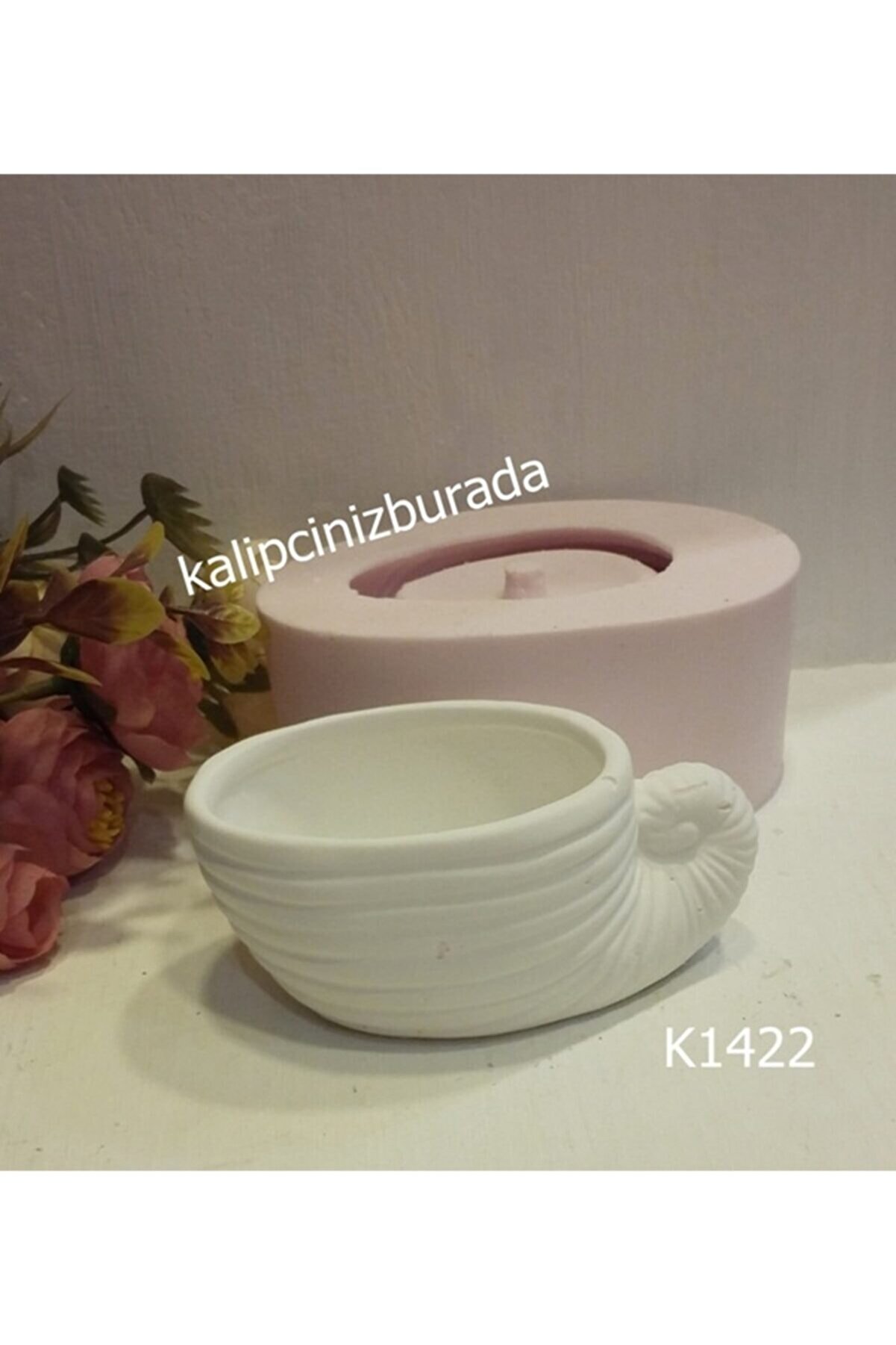 Kalıpcınızburada Mi̇dye Saksı - 5 Si̇li̇kon Kalıp