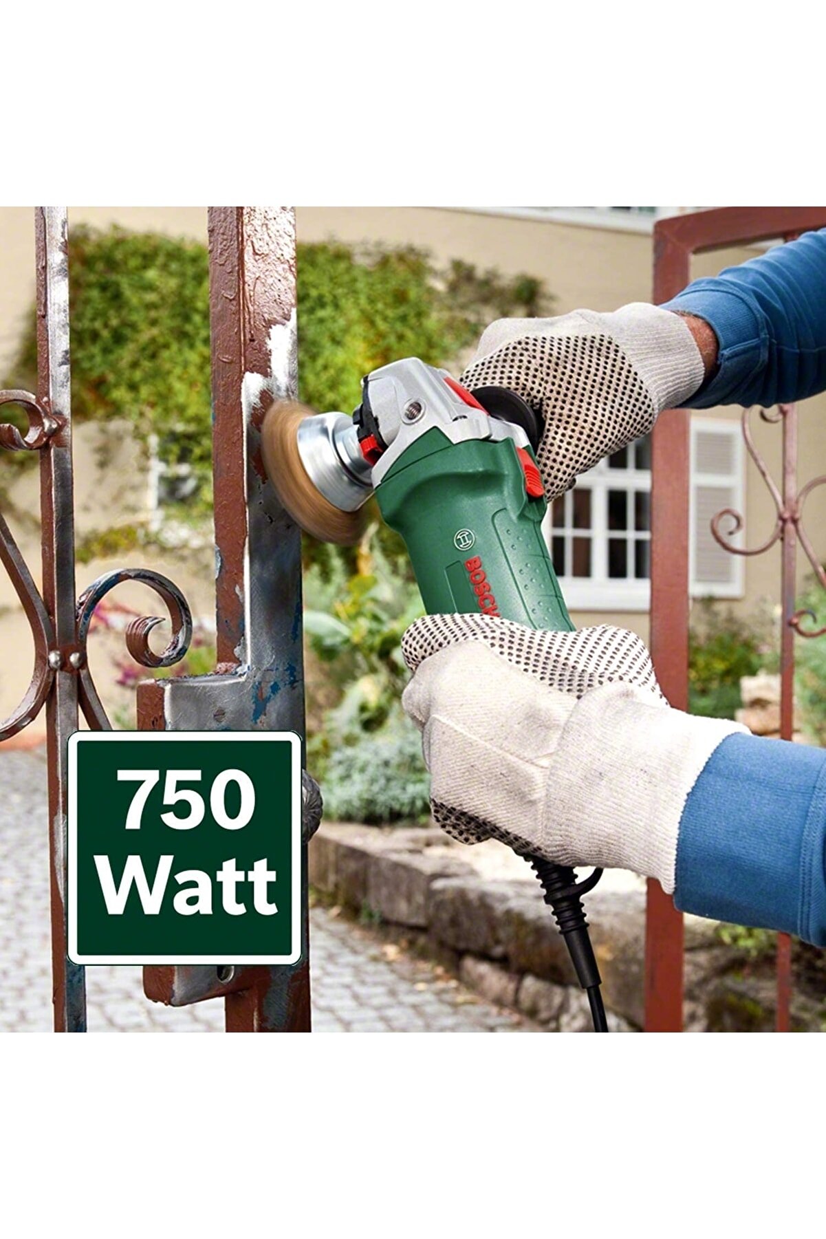 Spi̇ral Taşlama Maki̇nesi̇ 750 Watt 115Mm Si̇pral + Darbeli̇ Matkap 600 Watt