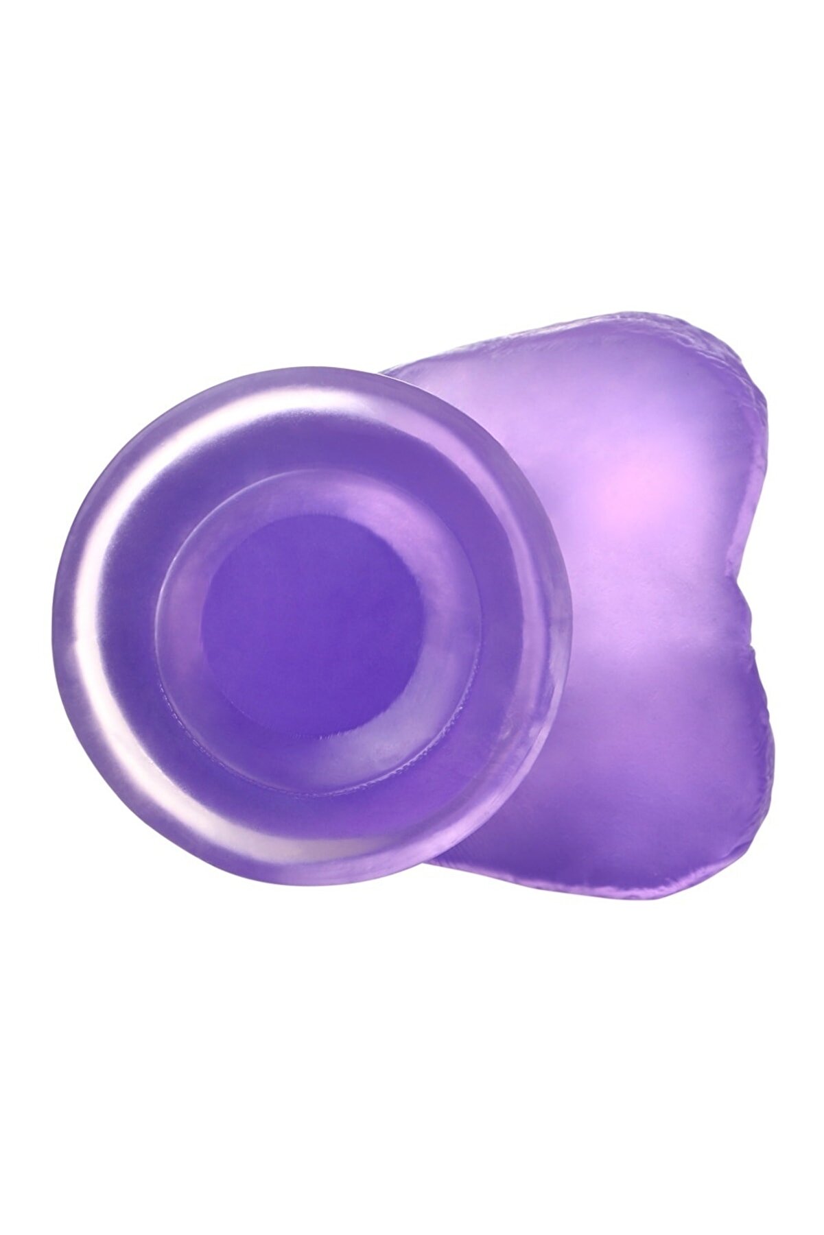 Meyrabest 7" Jelly Studs Crystal Di̇ldo Medi̇um Mor Di̇ldo