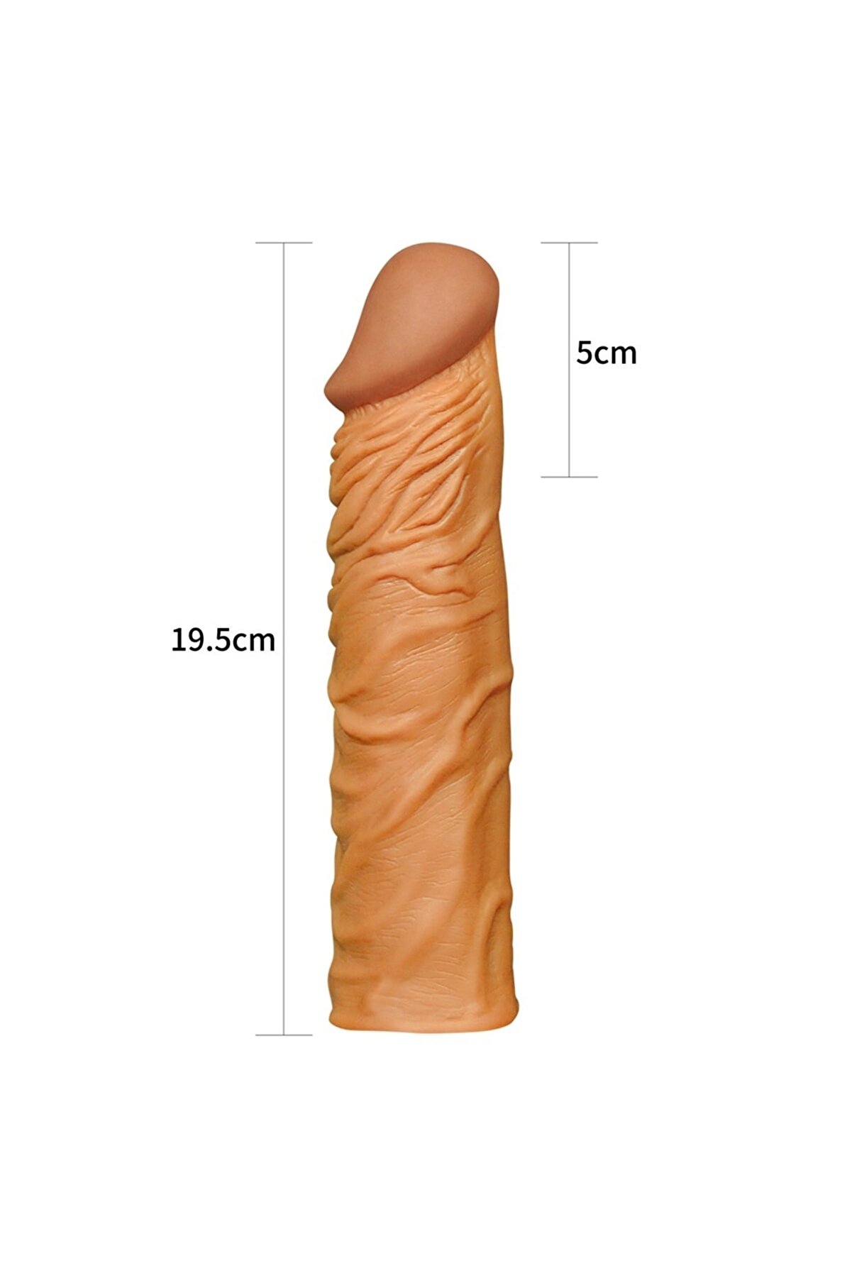 Lovetoy Pleasure X-Tender Peni̇s Uzatmalı Kılıf 3-Kahverengi̇