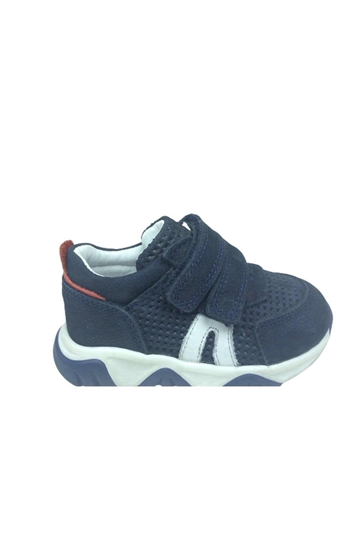 ÖZPINARCI Bebe Erkek Çocuk Spor Ayakkabı Lacivert Cırtlı % 100 Deri Anatomik