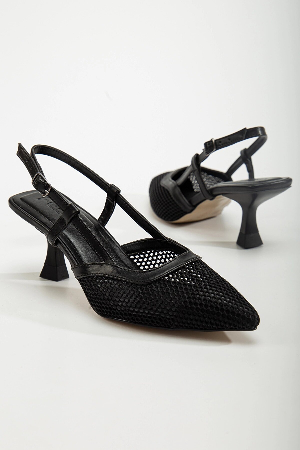 Lumi̇s Shoes Kadın Si̇yah Fi̇leli̇ Topuklu Ayakkabı