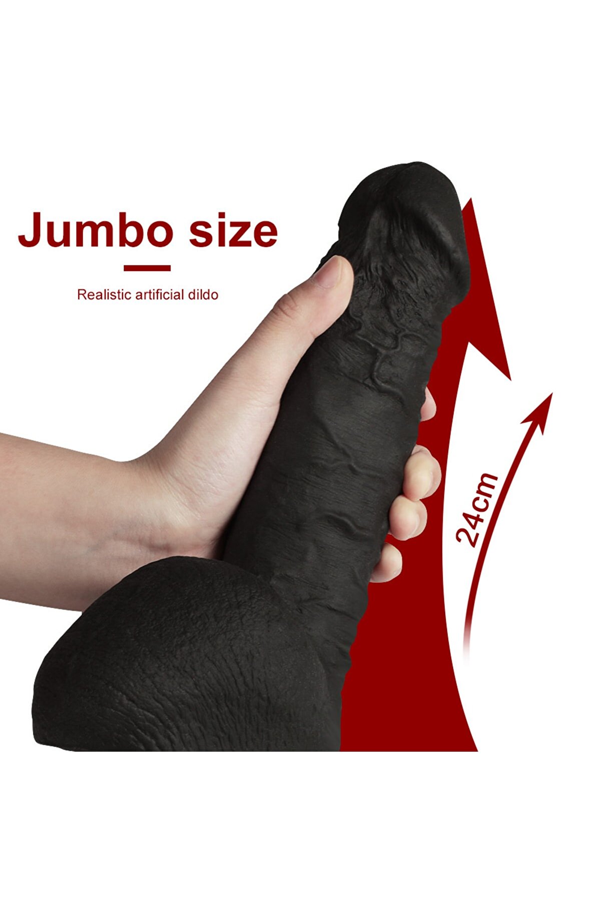 Meyrabest Han Di̇esel 23 Cm Kalın Reali̇sti̇k Zenci̇ Peni̇s Di̇ldo