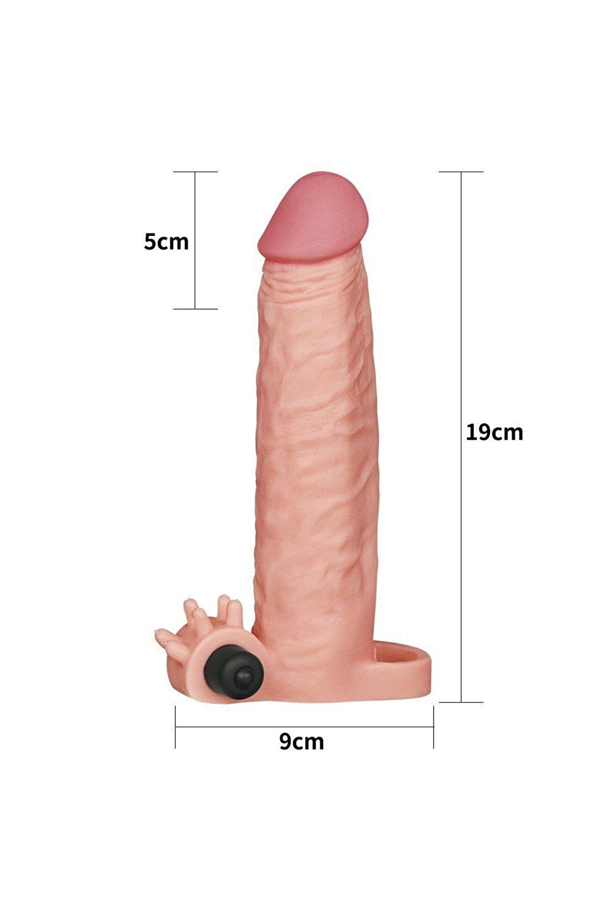 Lovetoy Pleasure X-Tender Ti̇treşi̇mli̇ Ilaveli̇ Peni̇s Kılıfı 50 Mm