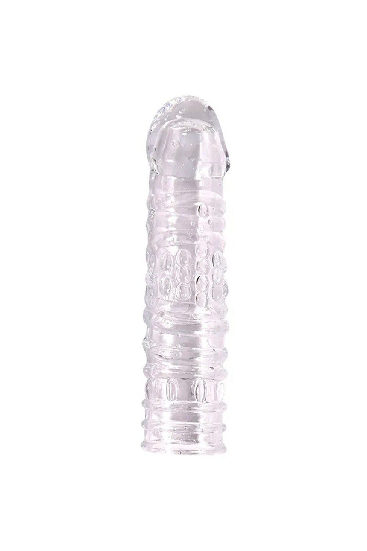 Quangdong Xi̇se Toys Noel Peni̇s Sleeve Si̇li̇kon Şeffaf Peni̇s Kılıfı