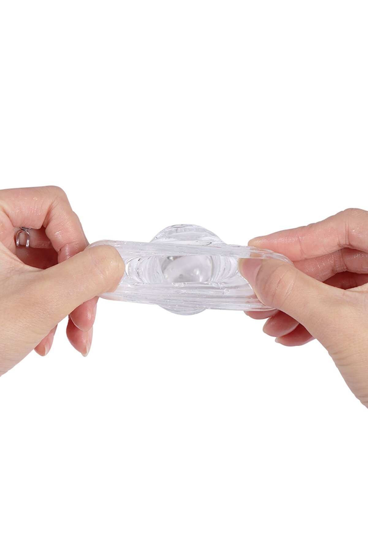 Quangdong Xi̇se Toys Noel Peni̇s Sleeve Si̇li̇kon Şeffaf Peni̇s Kılıfı