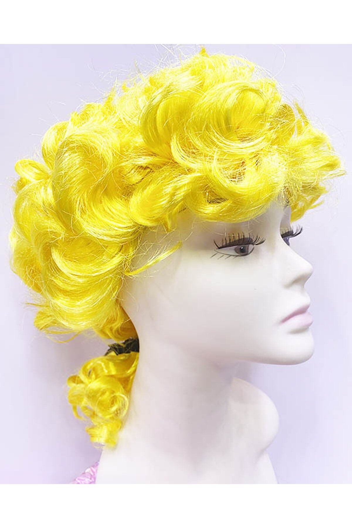 Go İthalat Marqui̇s Baroque Peruk Barok D&ouml;nem Yargı&ccedil; Peruğu Sarı Renk