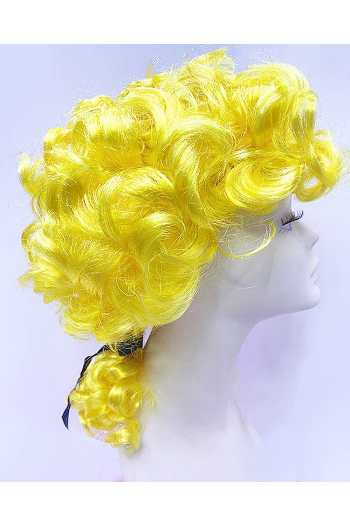 Go İthalat Marqui̇s Baroque Peruk Barok D&ouml;nem Yargı&ccedil; Peruğu Sarı Renk