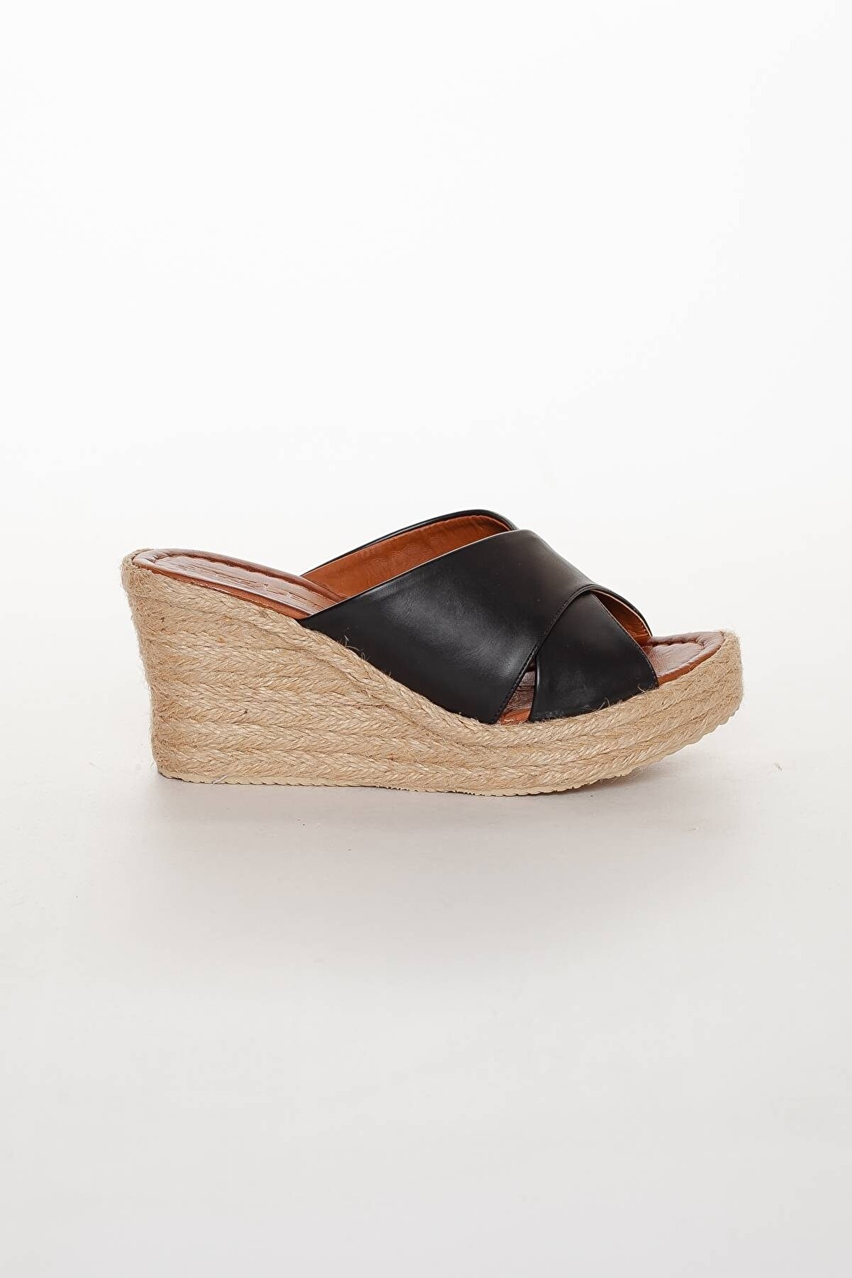 Gult Kadın  Si̇yah Dolgu Topuklu Terli̇k