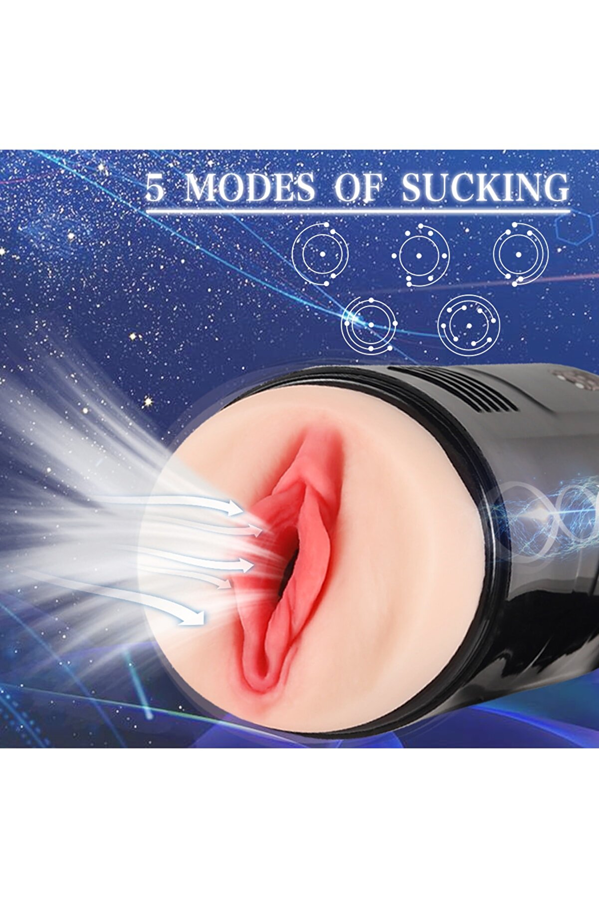 Quangdong Xi̇se Toys Truda Inspi̇ratory Emi̇ş G&uuml;&ccedil;l&uuml; 7 Mod Ti̇treşi̇mli̇ Reali̇sti̇k Vaji̇na Mast&uuml;bat&ouml;r