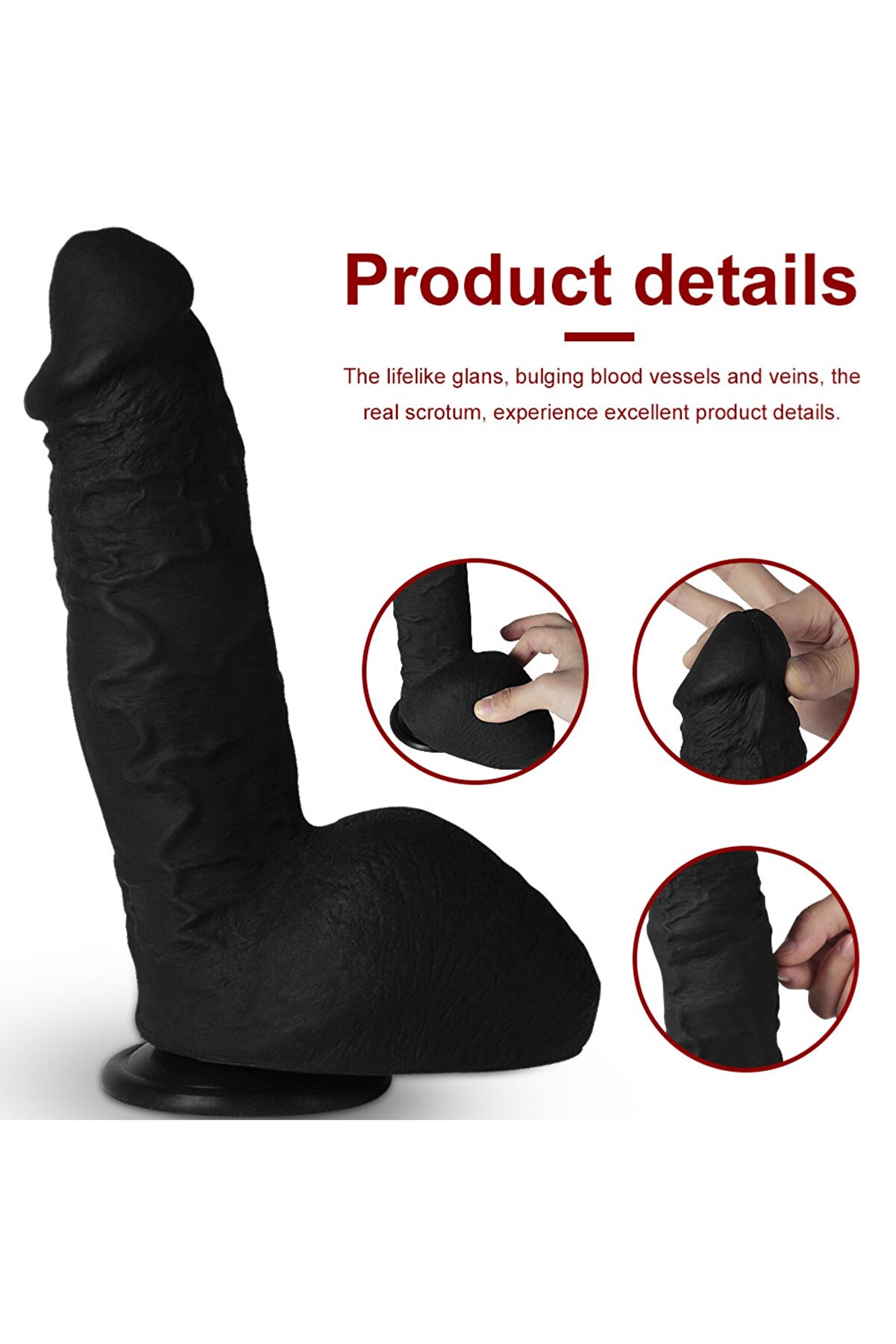 Meyrabest Han Di̇esel 24 Cm Sli̇cone Black Di̇ldo