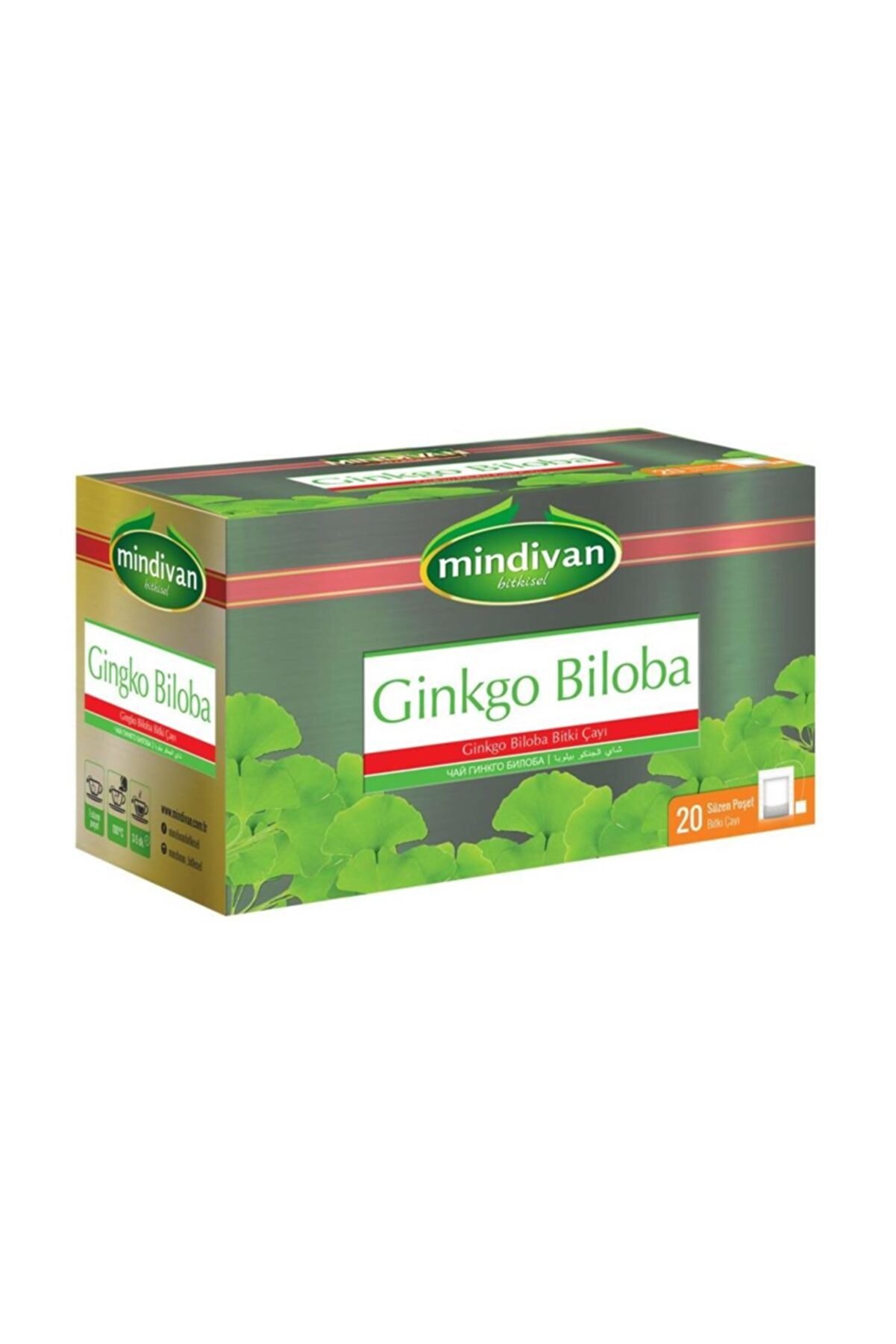 Gi̇nkgo Bi̇loba Bi̇tki̇ Çayı 20 Li̇