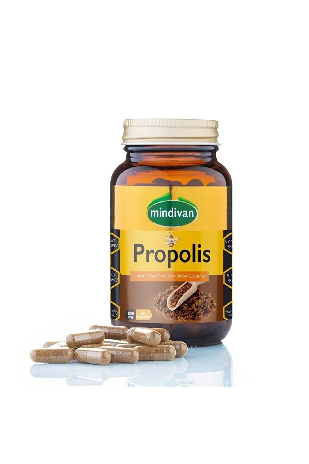Propoli̇s Ekstraklı 500 Mg 60 Kapsül