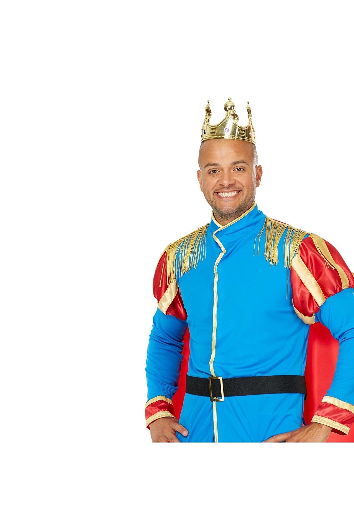 Go İthalat Plasti̇k Kral Tacı Altın Renk Yeti̇şki̇n Boy 55 Cm (4072)