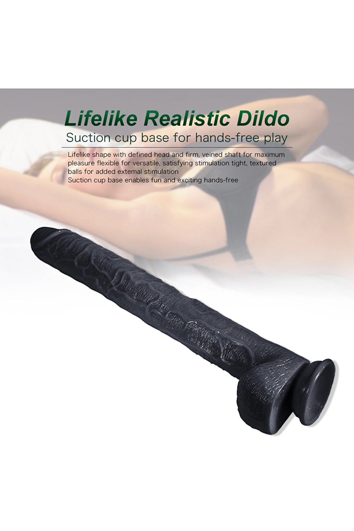 Meyrabest 43 Cm Dev Reali̇sti̇k Zenci̇ Peni̇s