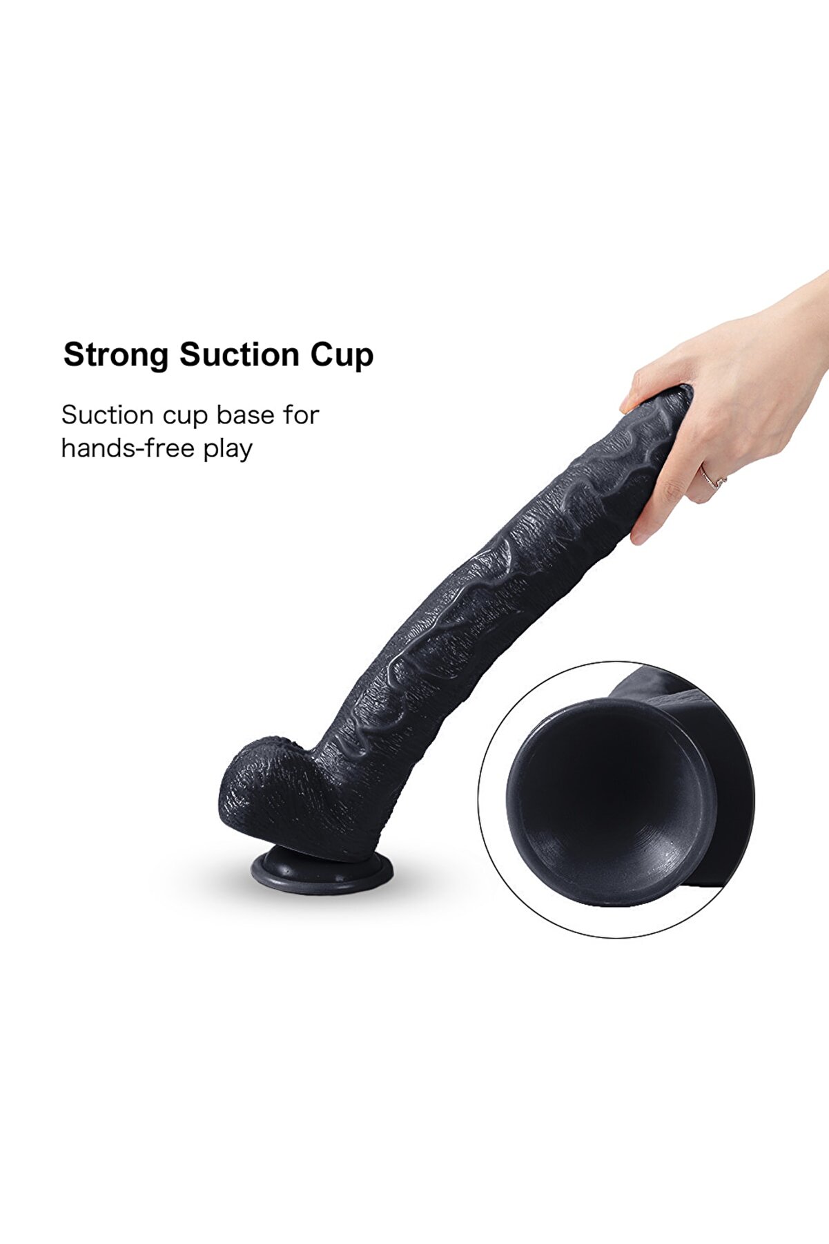 Meyrabest 43 Cm Dev Reali̇sti̇k Zenci̇ Peni̇s