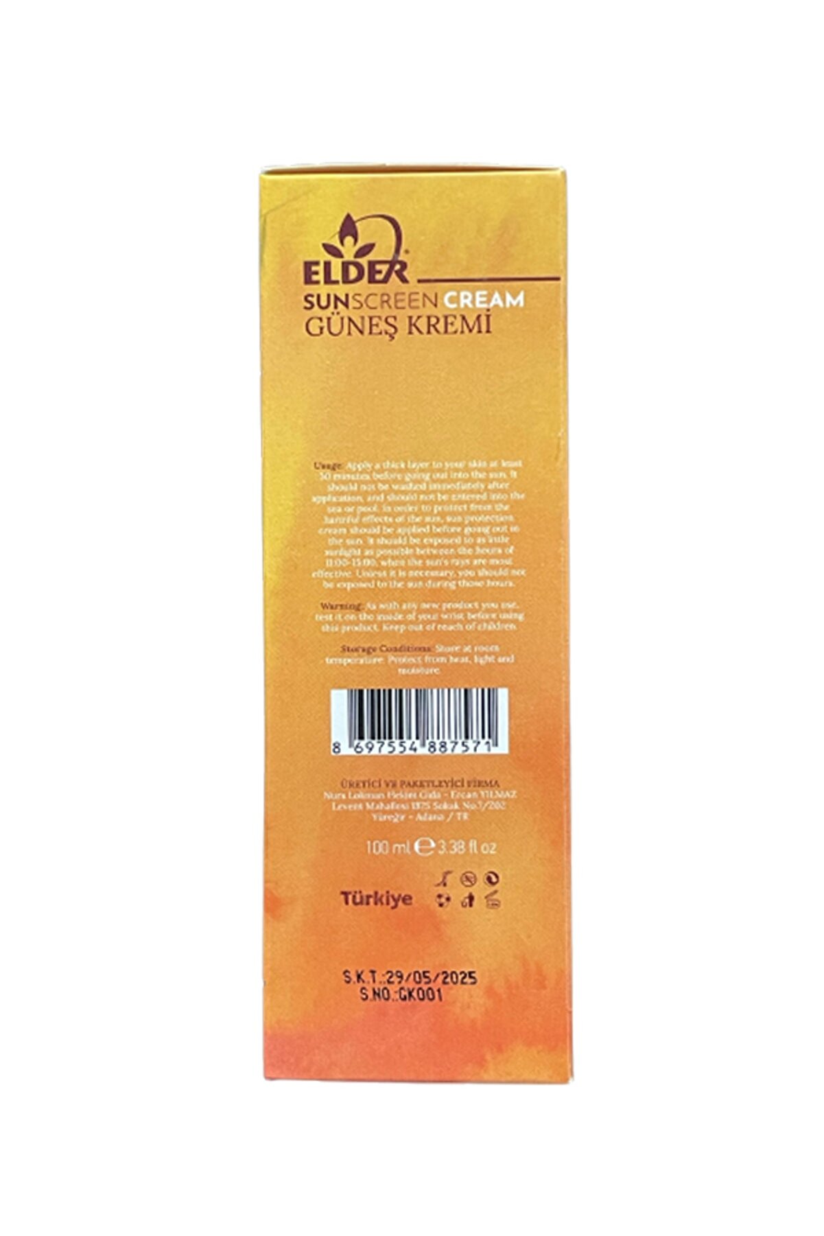 Güneş Kremi̇ Yüksek Koruma Spf 50 100 Ml 50 Faktörlü