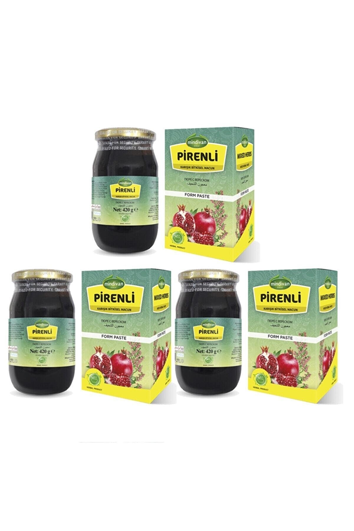 Pi̇renli̇ Form Bi̇tki̇sel Bal Karışımı 420 G X 3 Adet